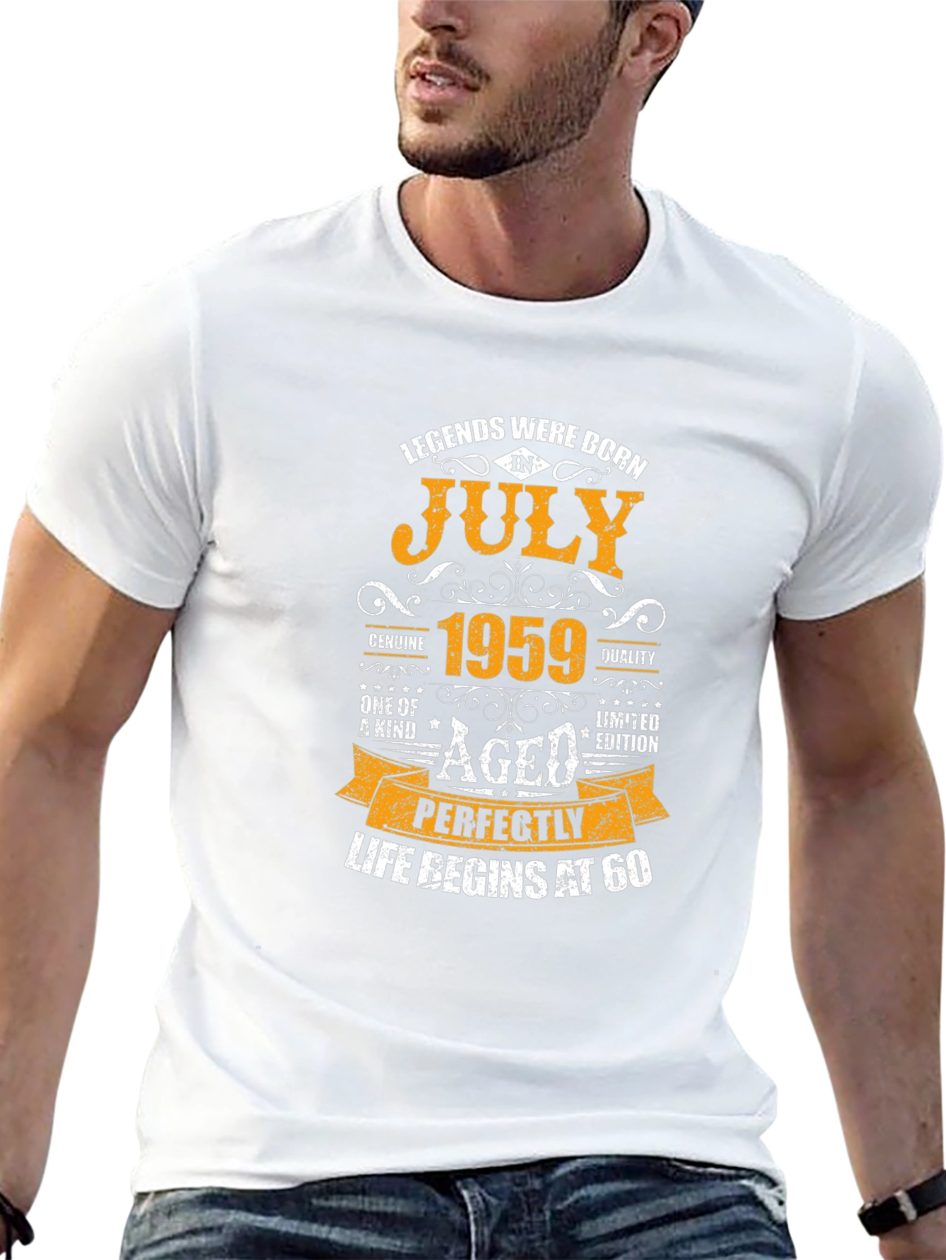 Legends Born In July 1959 Aged Perfectly T-Shirt