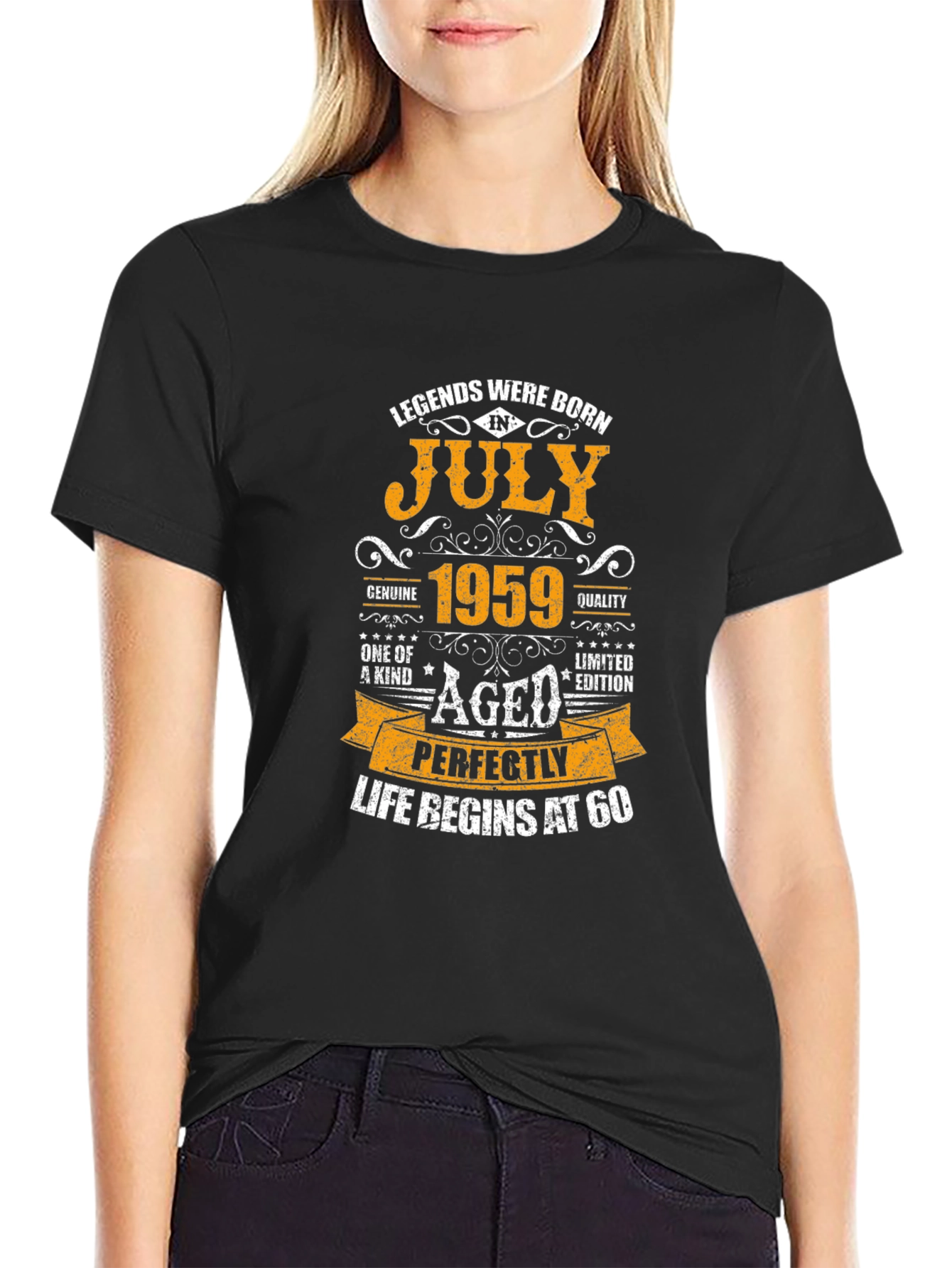 Legends Born In July 1959 Aged Perfectly T-Shirt