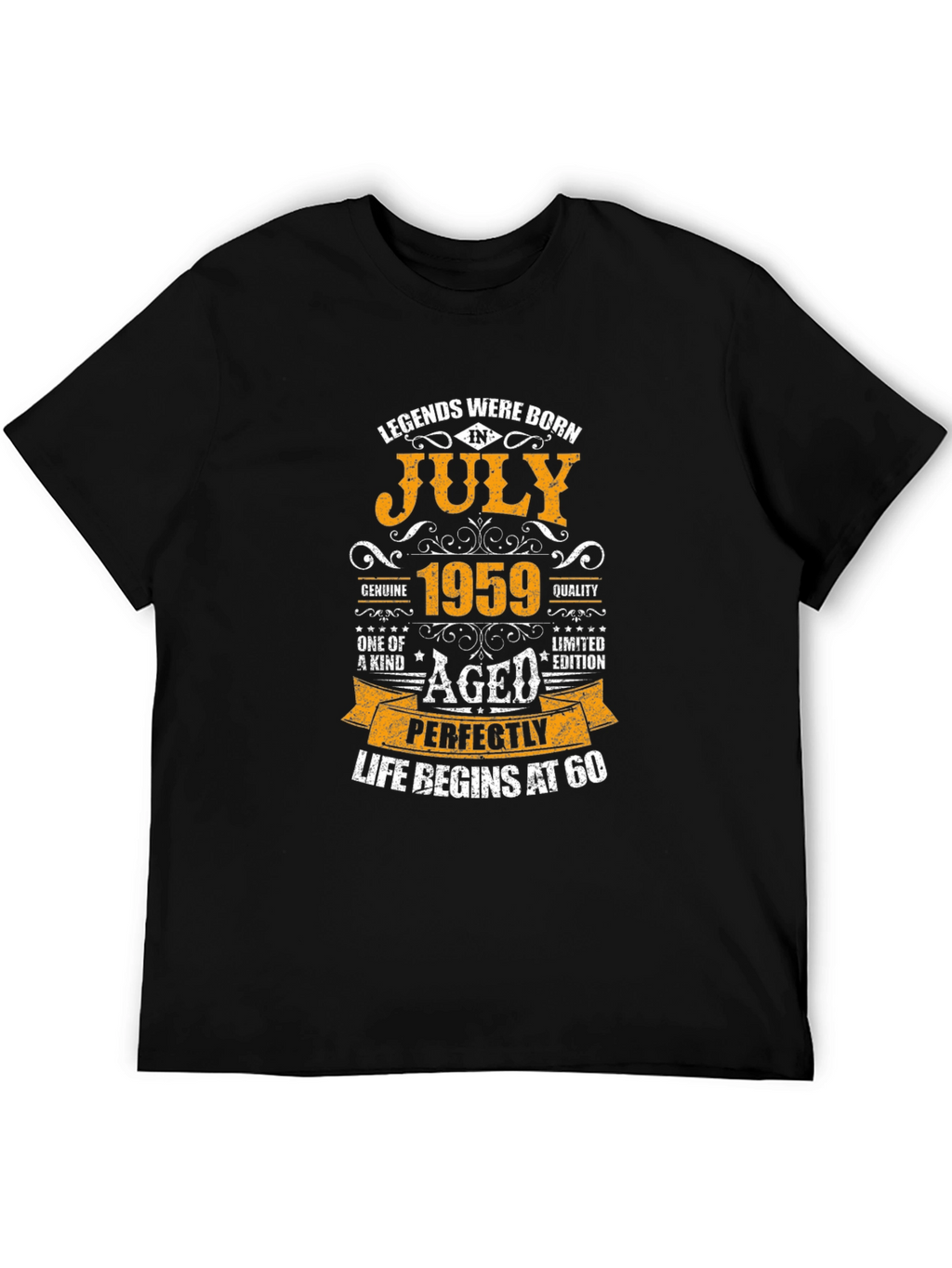 Legends Born In July 1959 Aged Perfectly T-Shirt