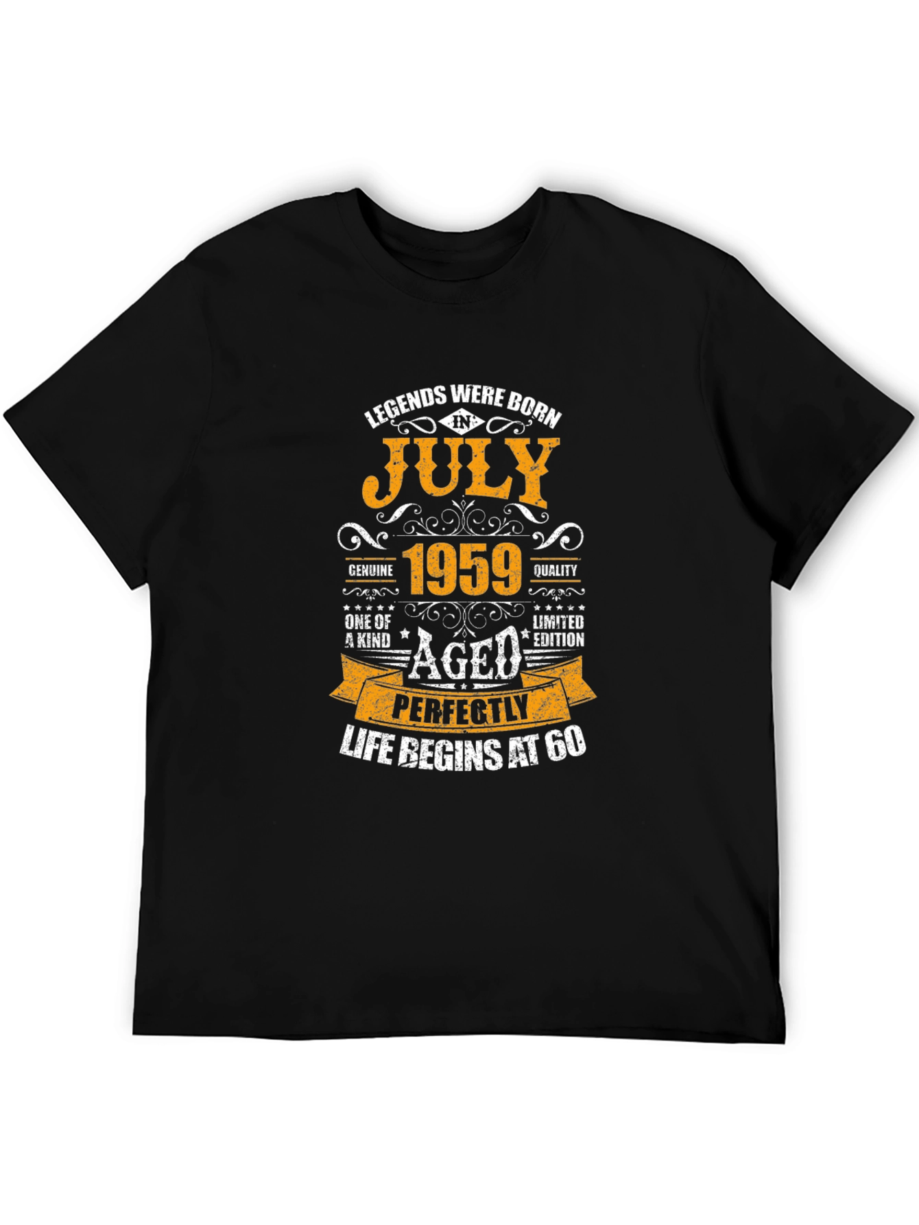 Legends Born In July 1959 Aged Perfectly T-Shirt