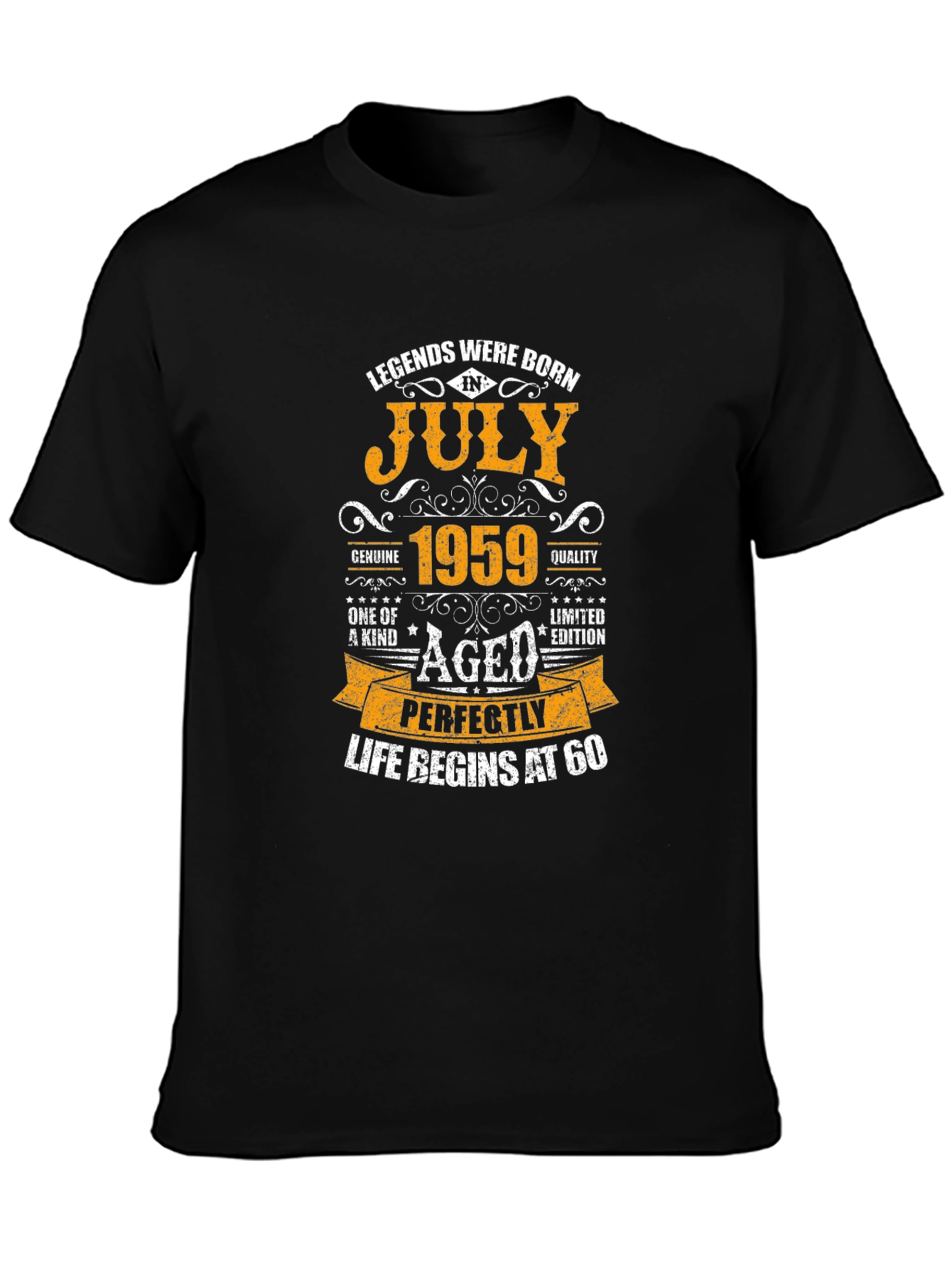 Legends Born In July 1959 Aged Perfectly T-Shirt