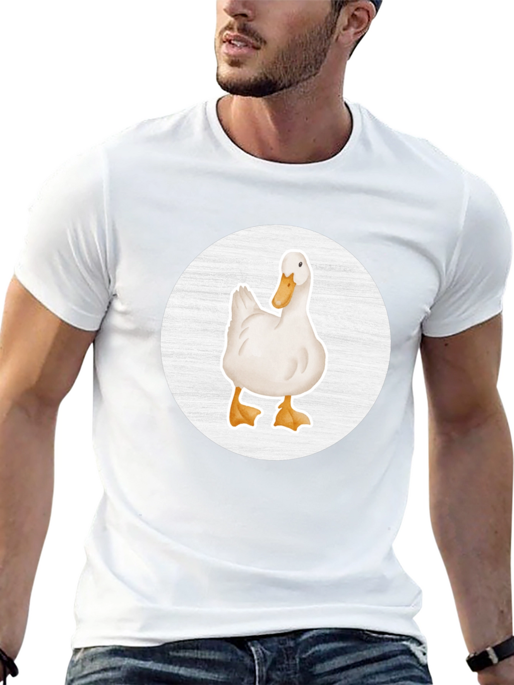 Duck Graphic Tee - Casual Comfort