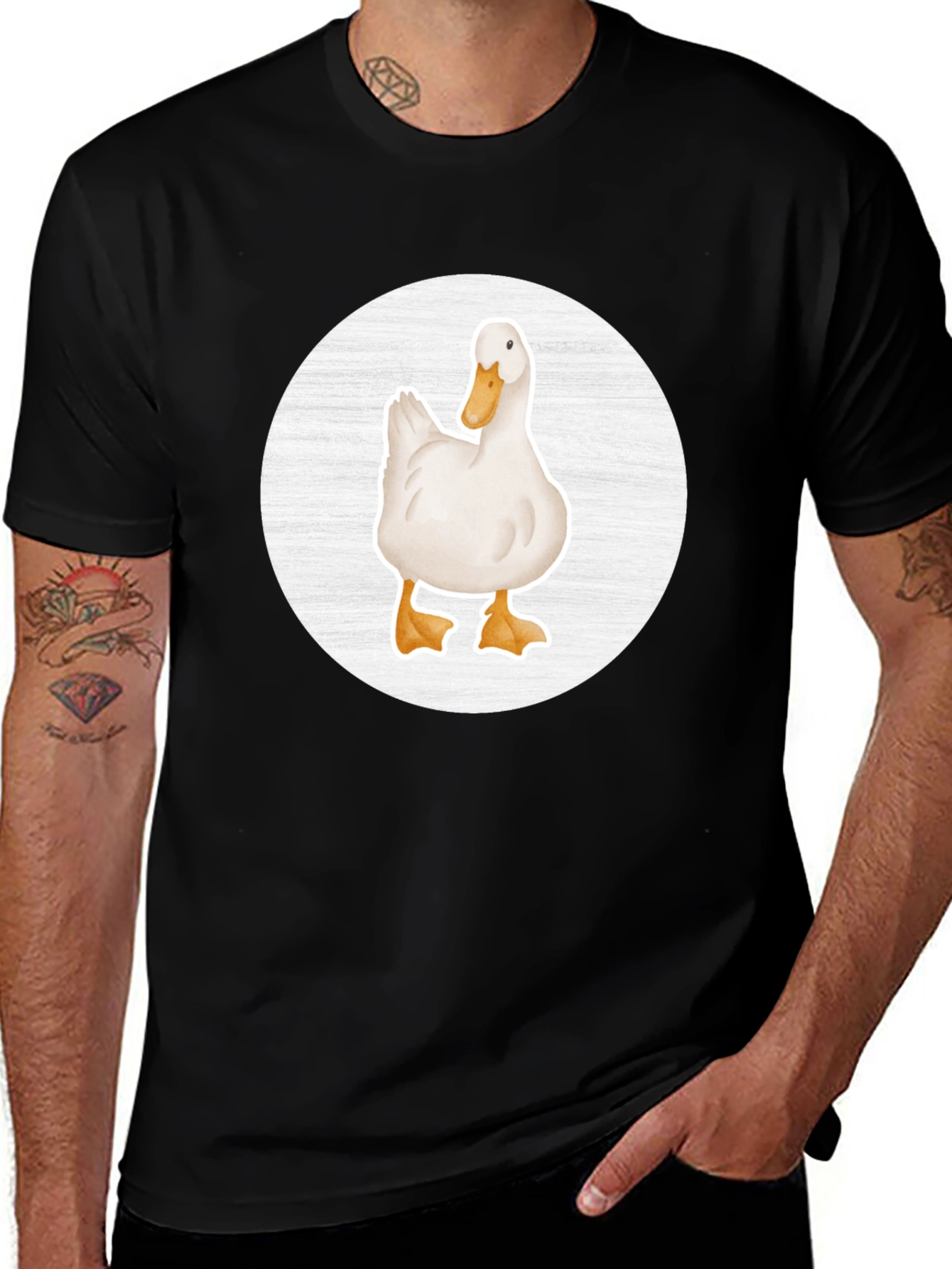 Duck Graphic Tee - Casual Comfort