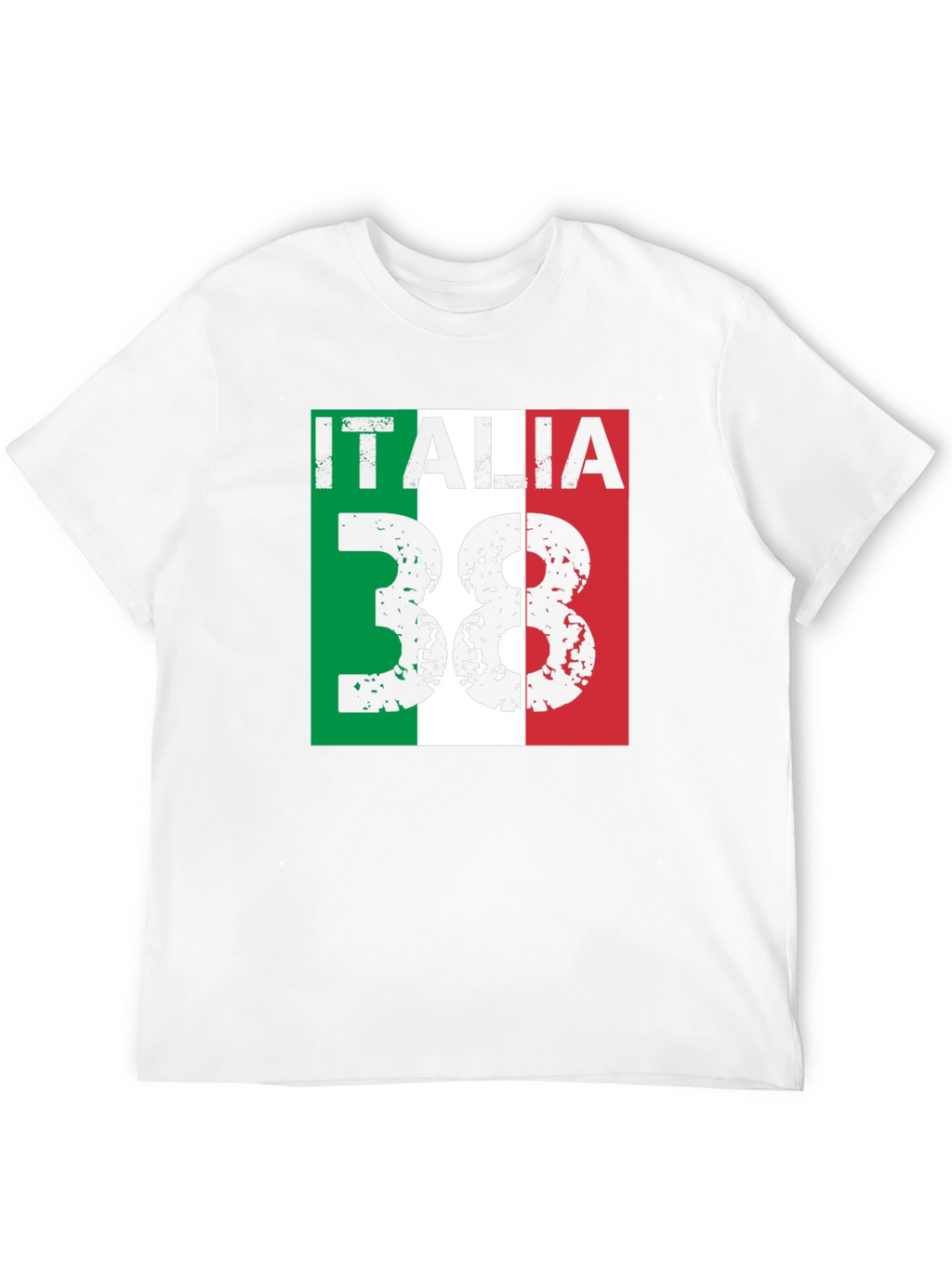 Italia 38 Italian Flag T-Shirt