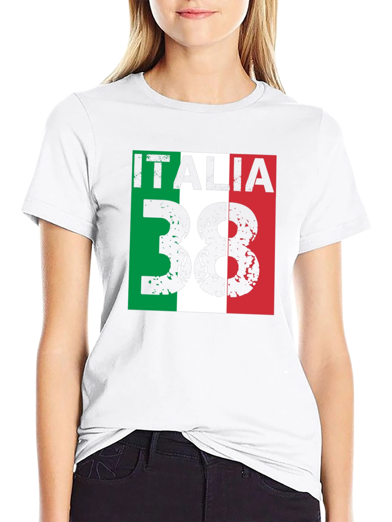 Italia 38 Italian Flag T-Shirt