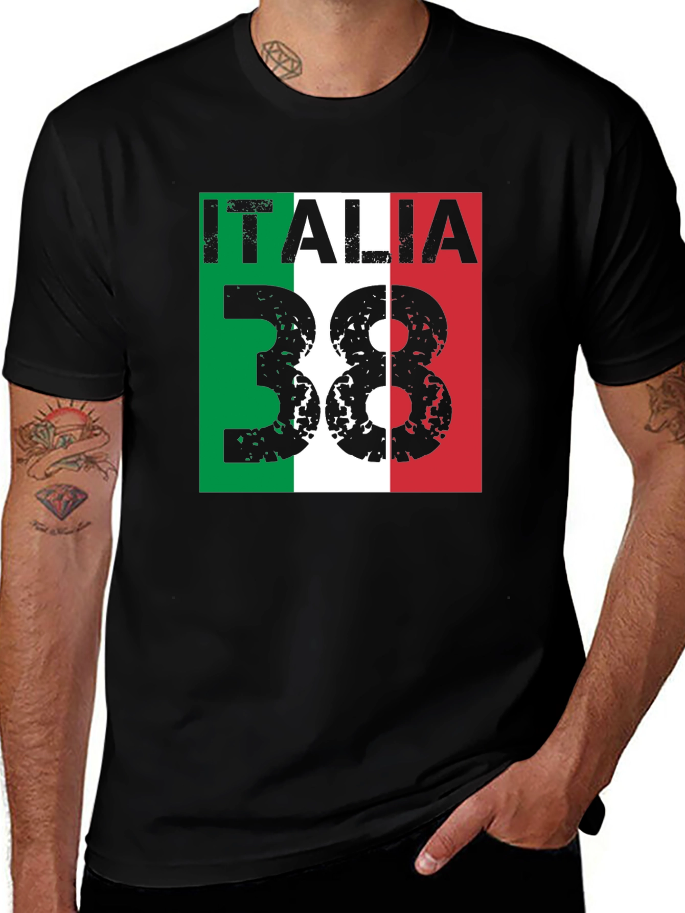 Italia 38 Italian Flag T-Shirt