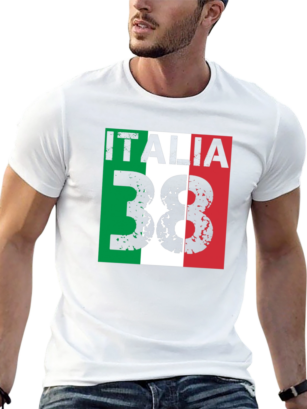 Italia 38 Italian Flag T-Shirt