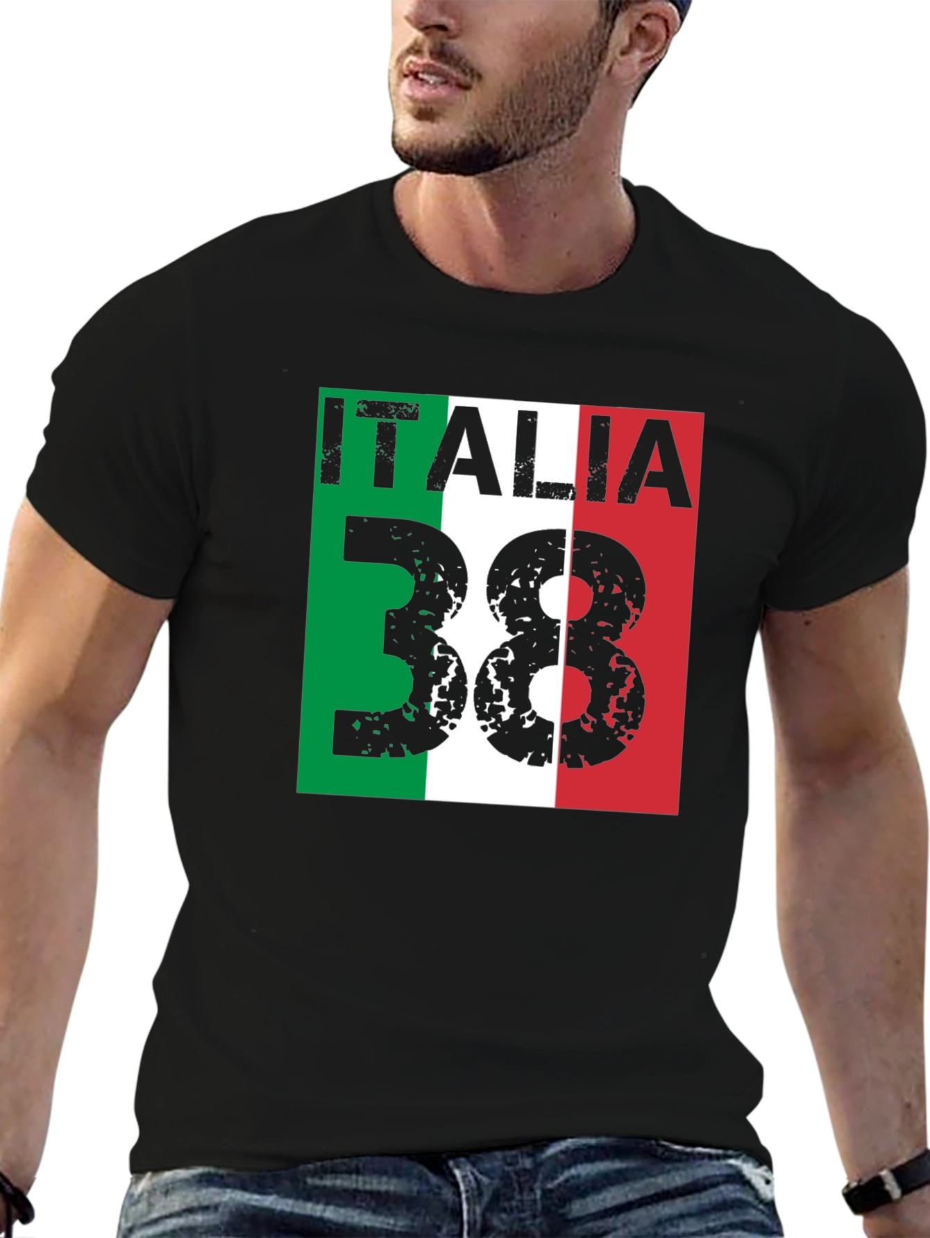 Italia 38 Italian Flag T-Shirt