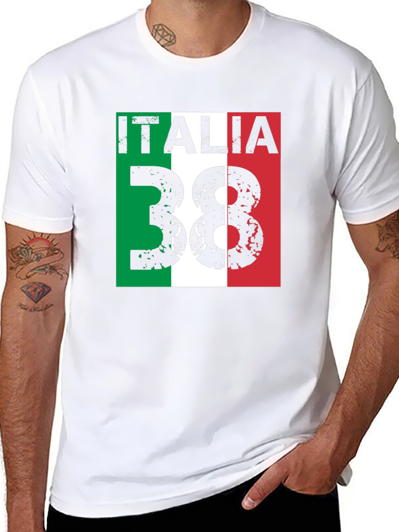 Italia 38 Italian Flag T-Shirt