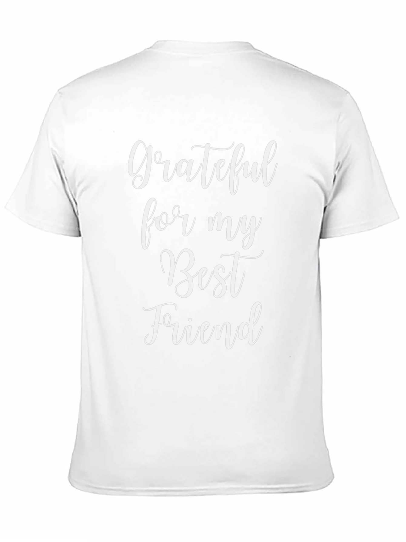 Grateful for My Best Friend Black T-Shirt