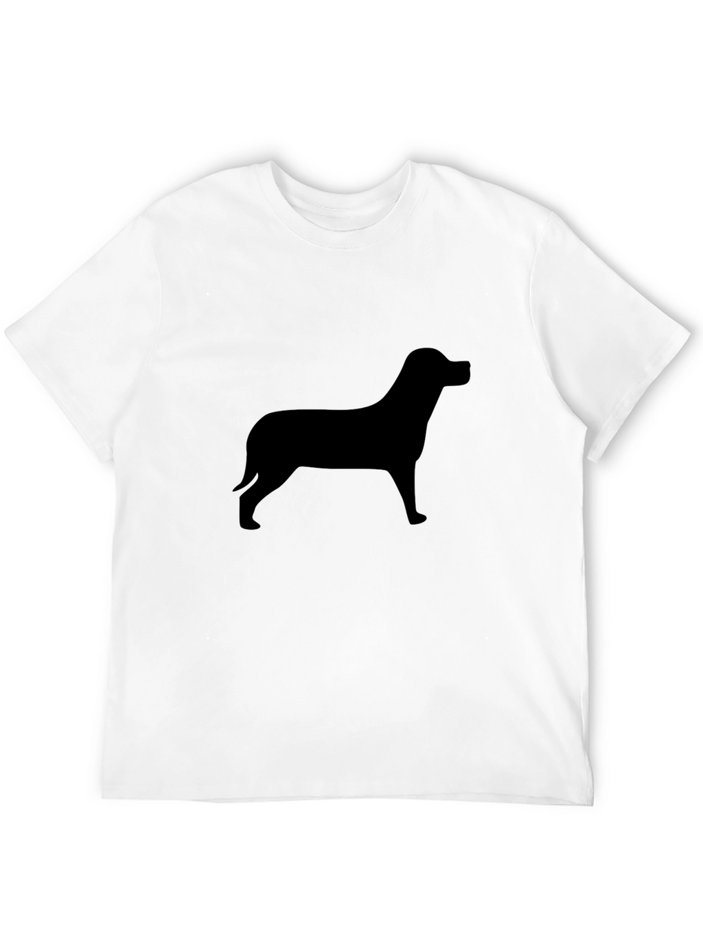 Black Dog Silhouette Tee - Mens Graphic T-Shirt