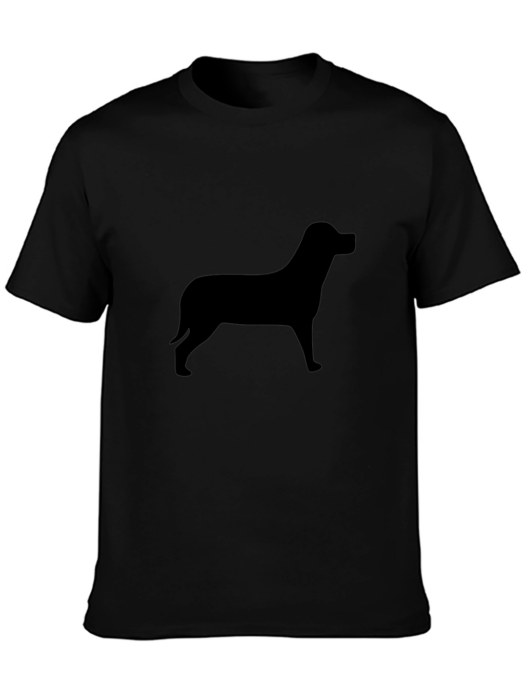Black Dog Silhouette Tee - Mens Graphic T-Shirt