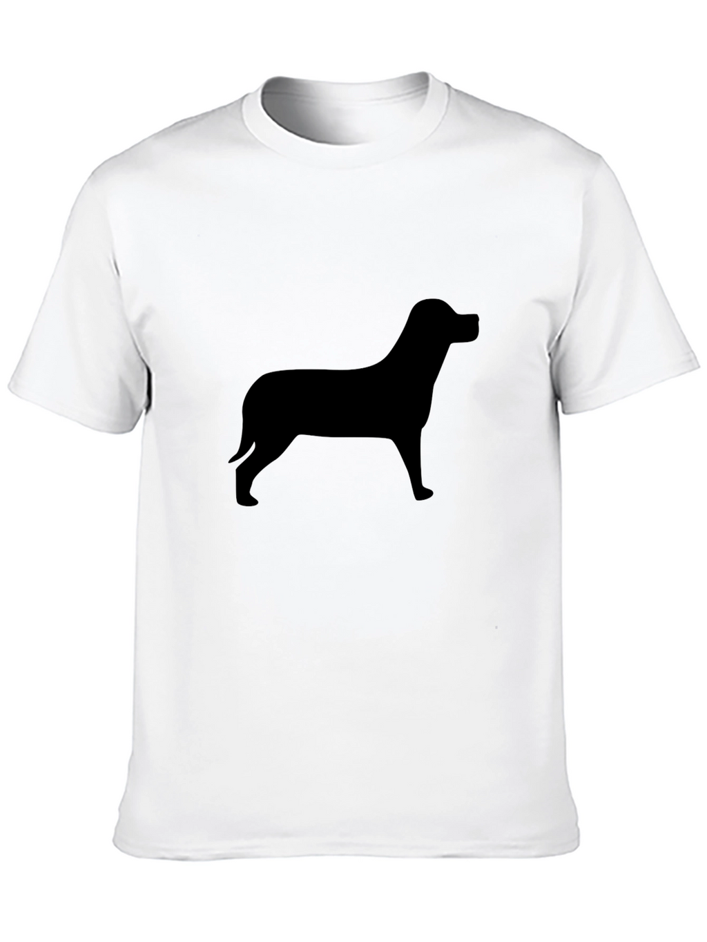 Black Dog Silhouette Tee - Mens Graphic T-Shirt