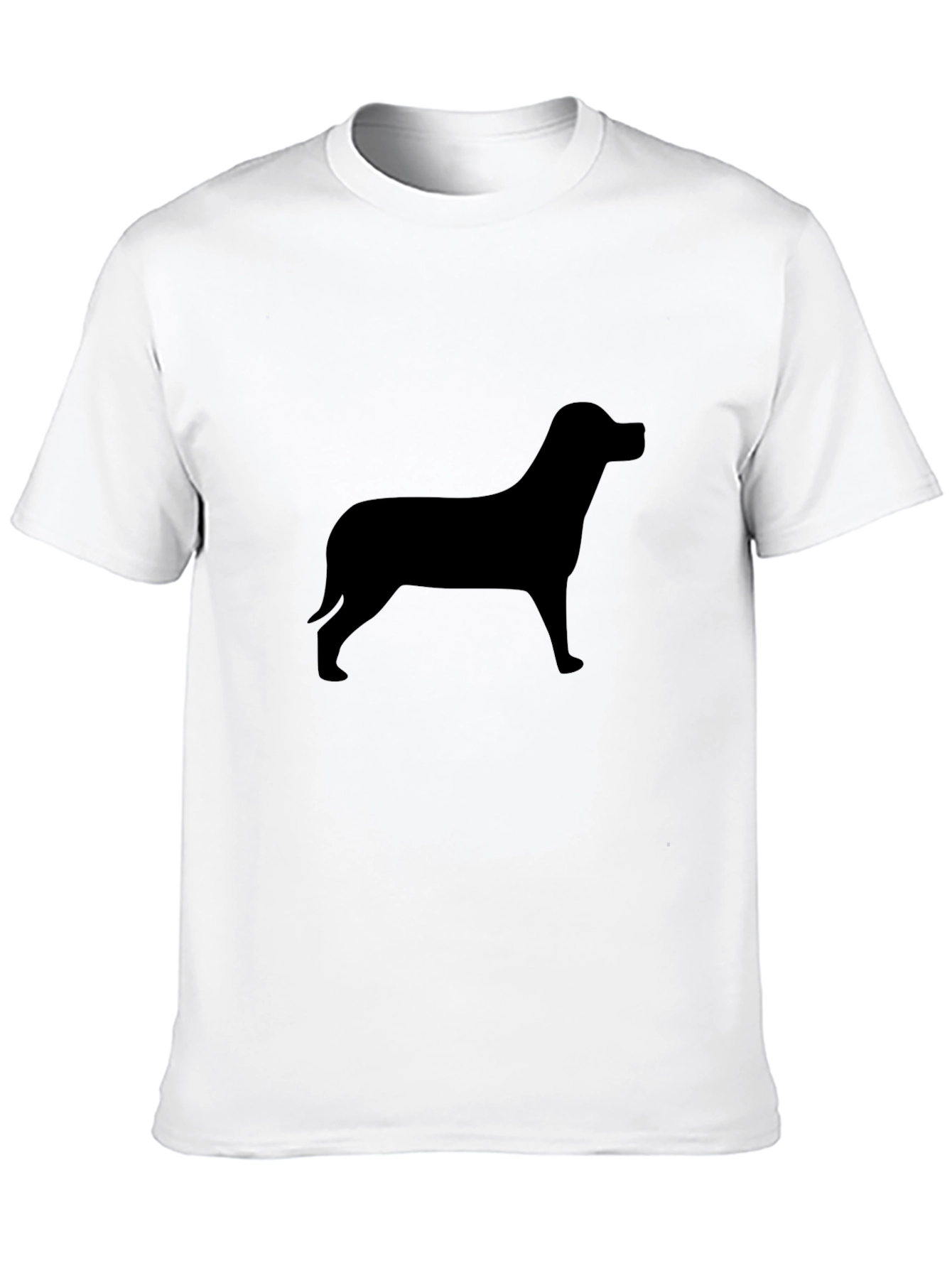 Black Dog Silhouette Tee - Mens Graphic T-Shirt