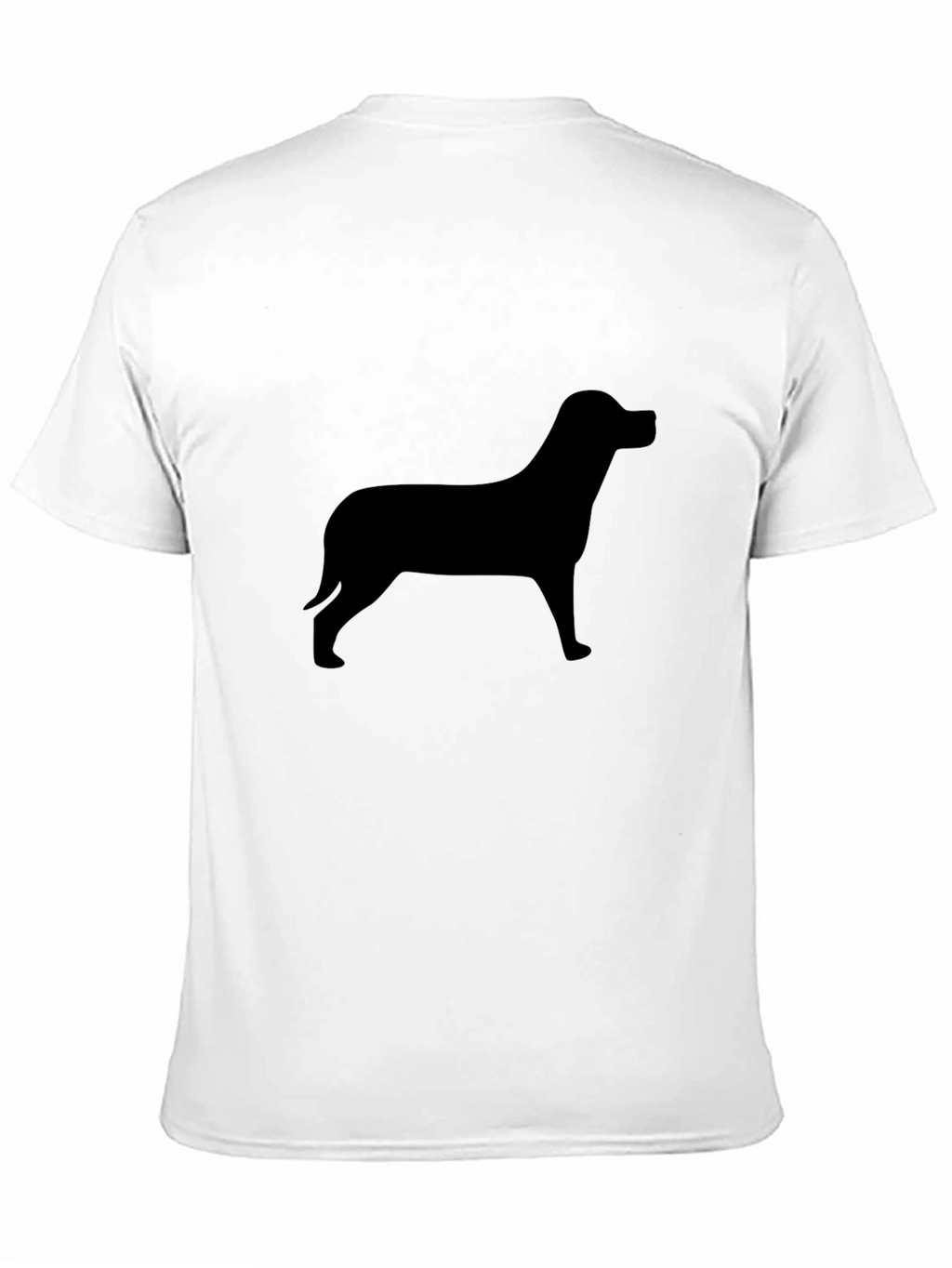 Black Dog Silhouette Tee - Mens Graphic T-Shirt
