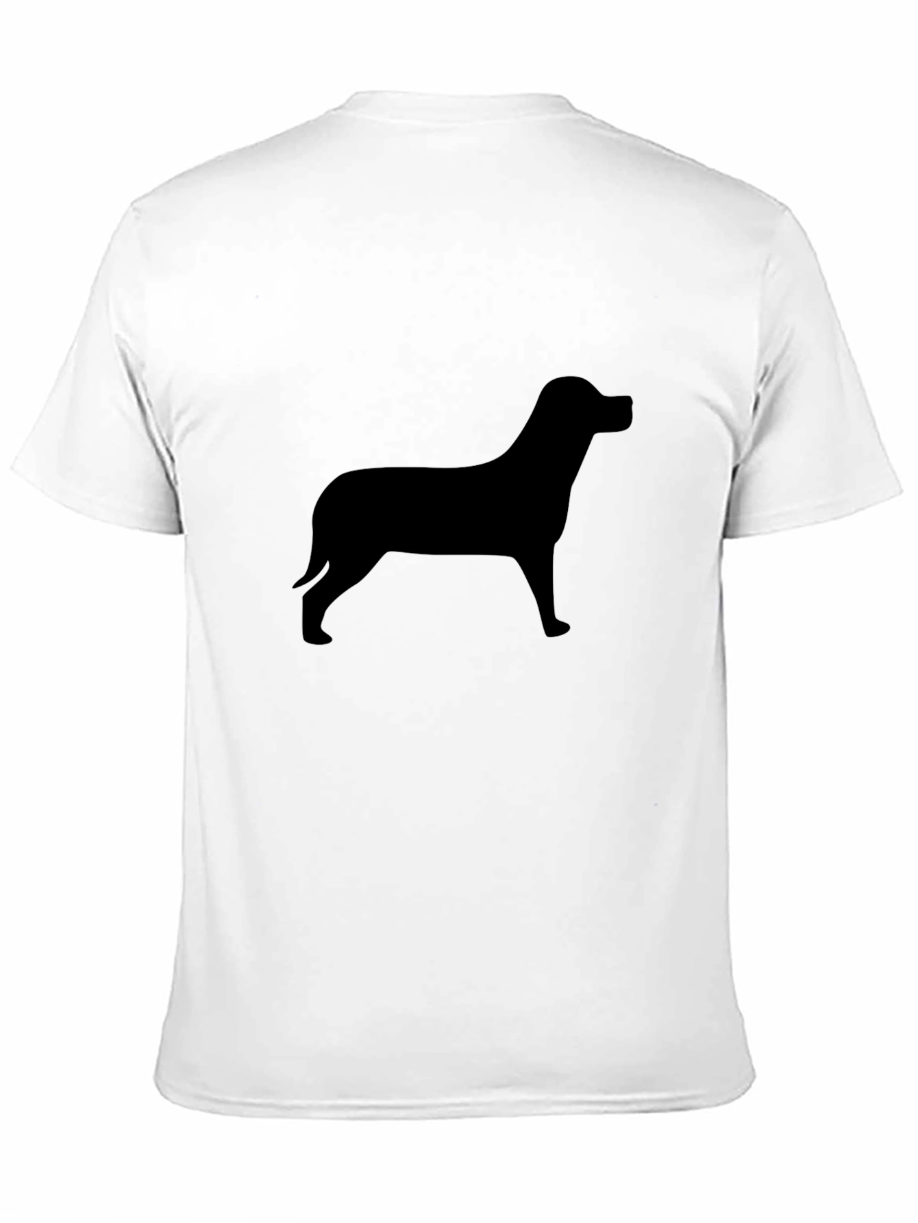 Black Dog Silhouette Tee - Mens Graphic T-Shirt