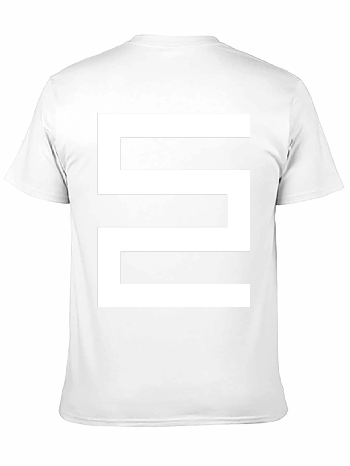 Abstract Geometric Graphic Black T-Shirt