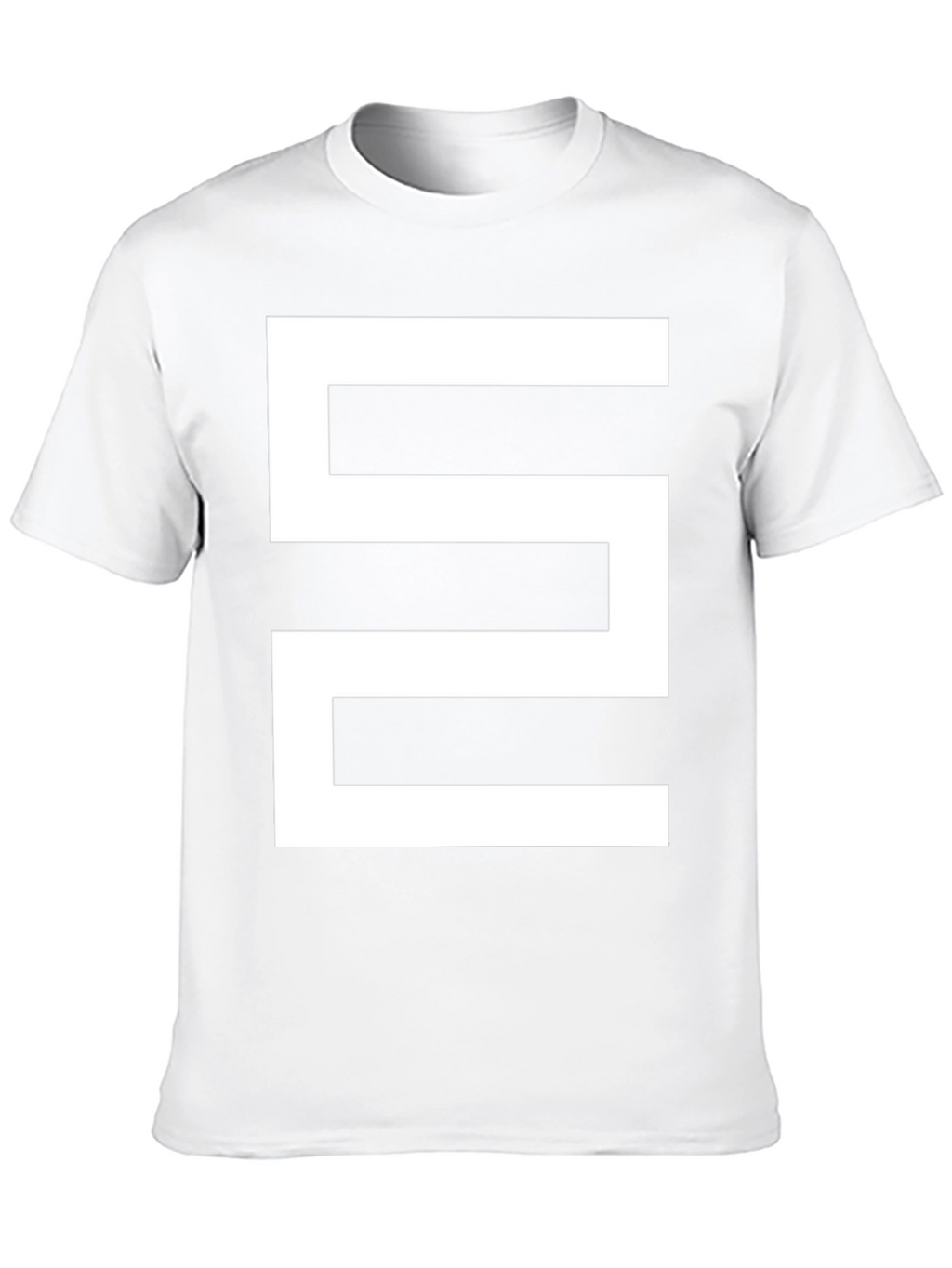 Abstract Geometric Graphic Black T-Shirt