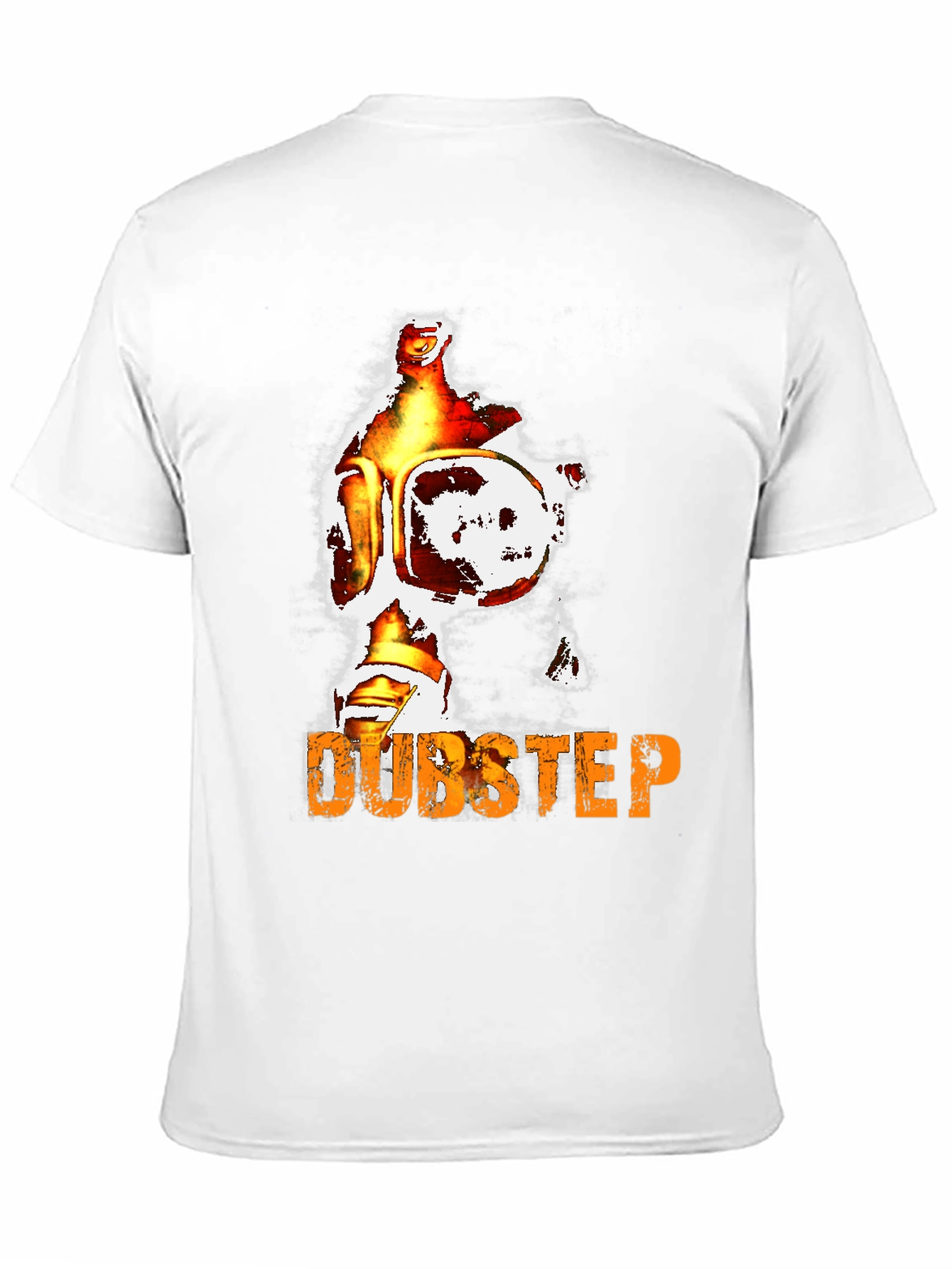 Dubstep Graphic Print Tee - Edgy Style