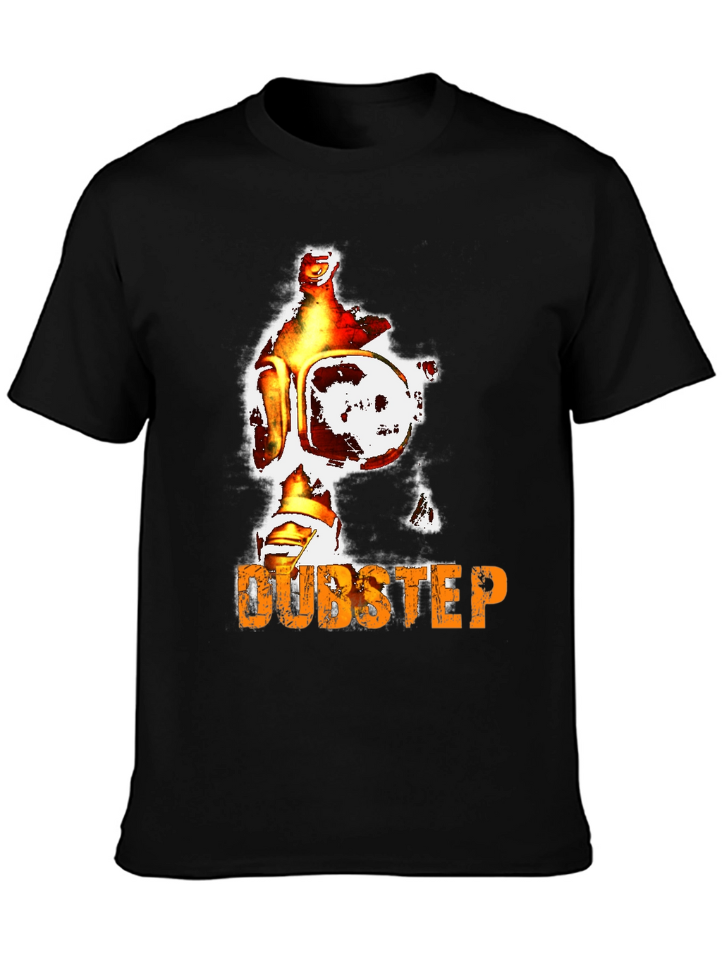 Dubstep Graphic Print Tee - Edgy Style
