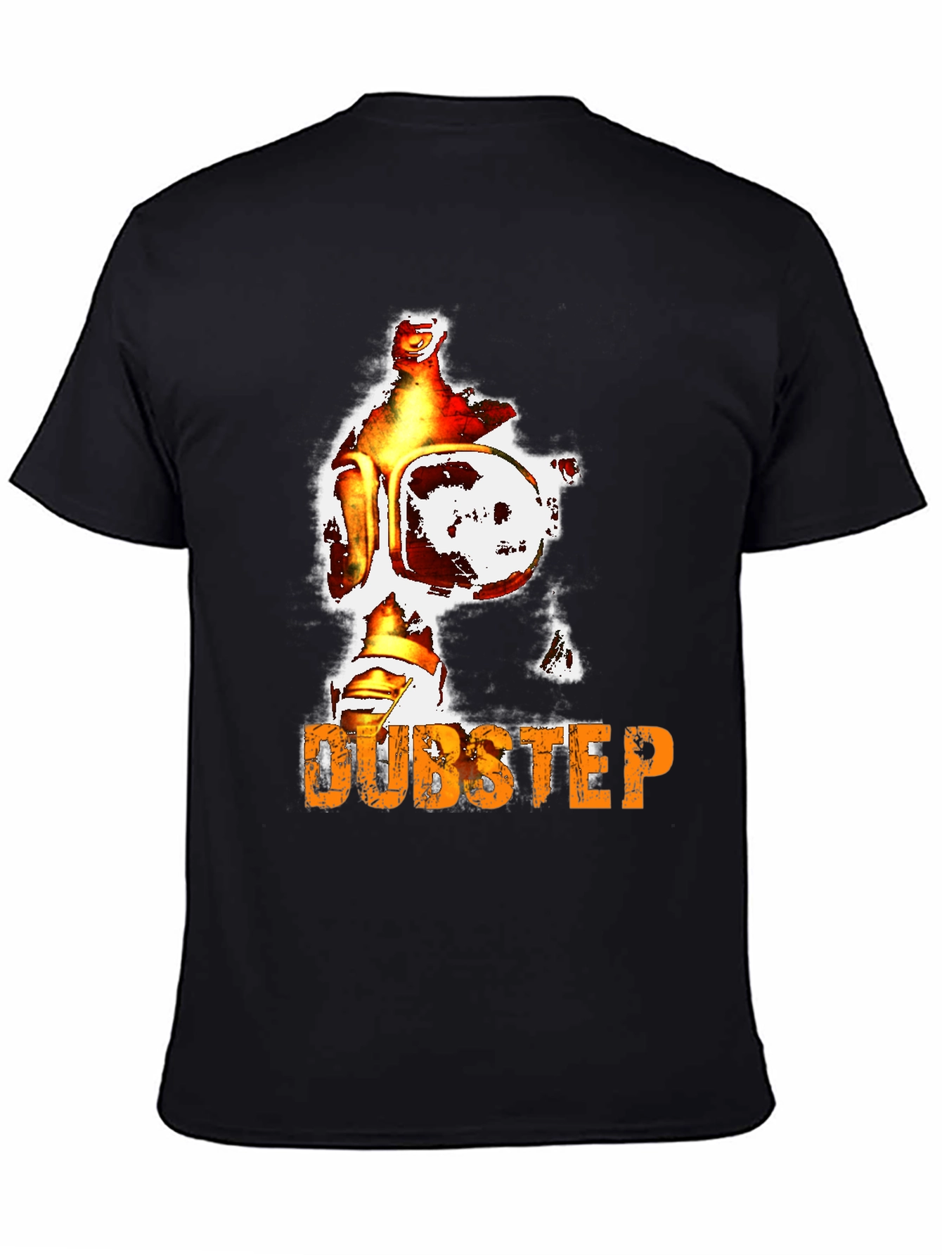 Dubstep Graphic Print Tee - Edgy Style