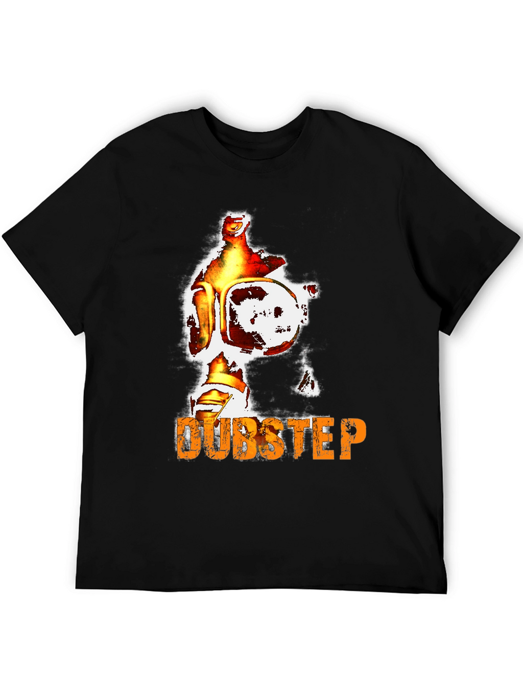 Dubstep Graphic Print Tee - Edgy Style