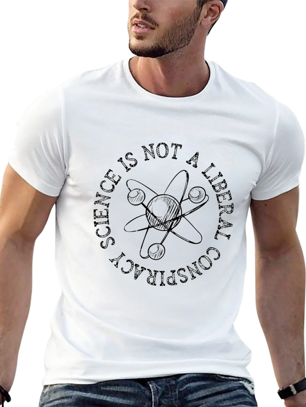 Science is Not a Liberal Conspiracy Graphic T-Shirt