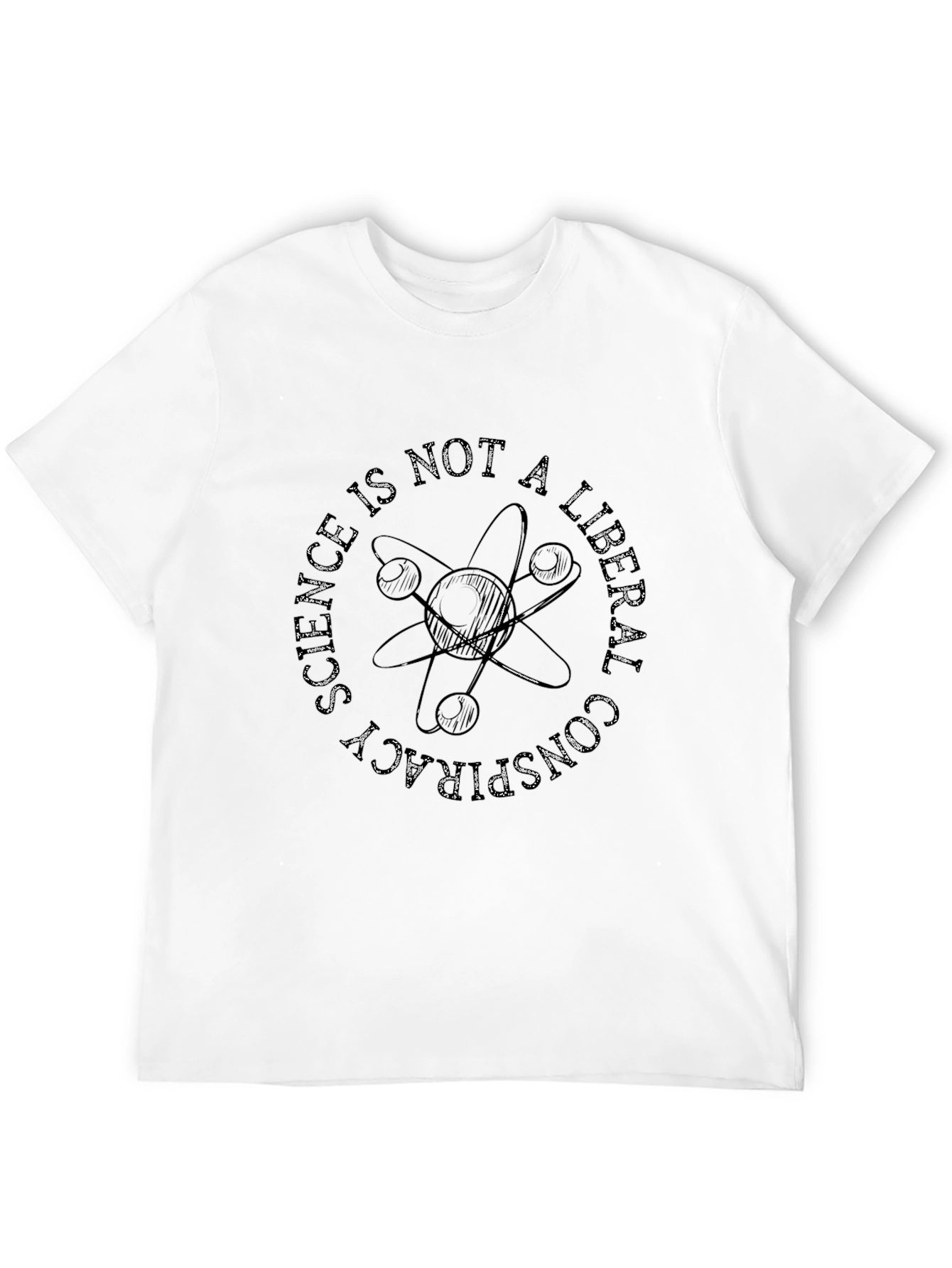 Science is Not a Liberal Conspiracy Graphic T-Shirt