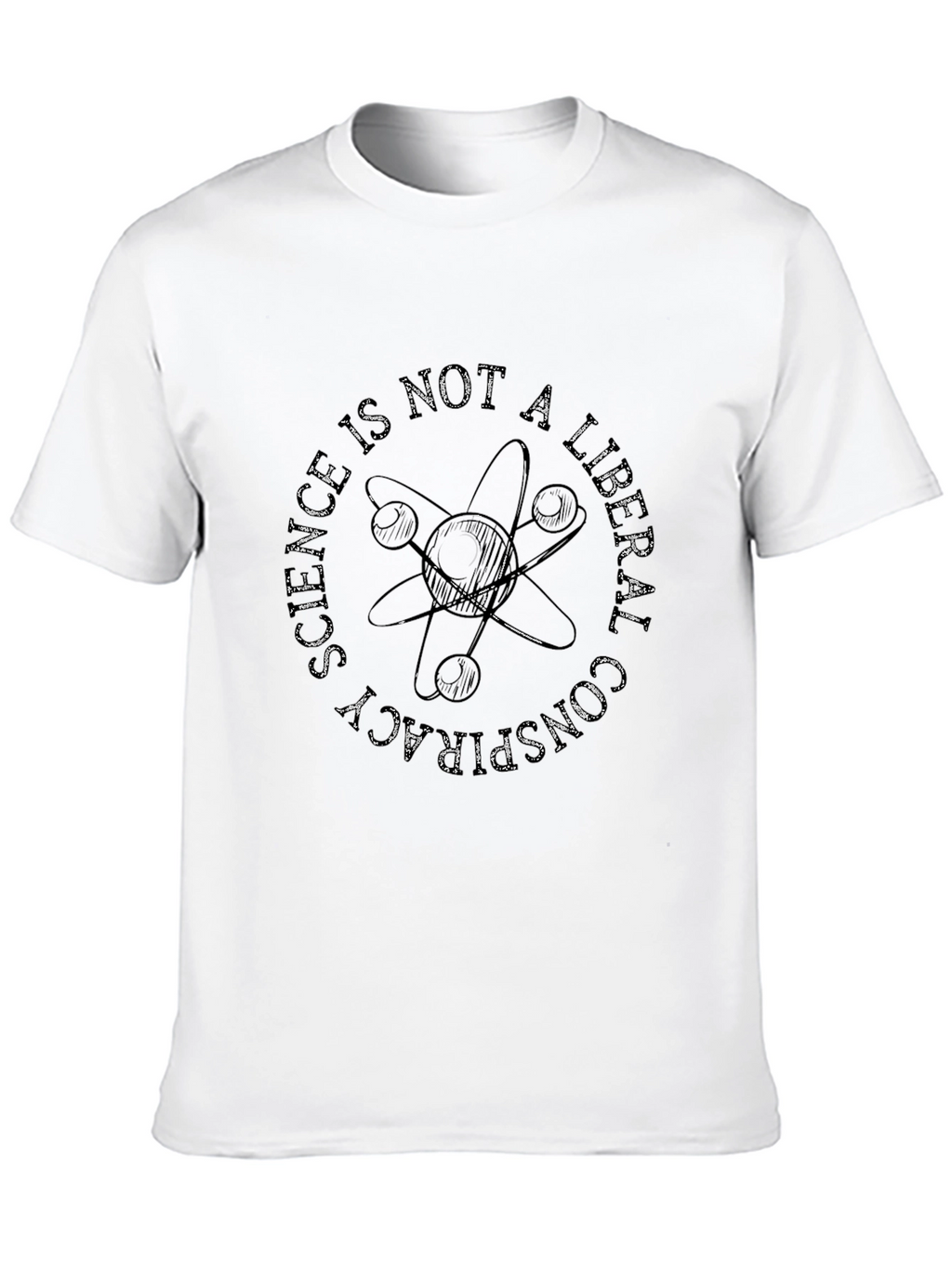Science is Not a Liberal Conspiracy Graphic T-Shirt