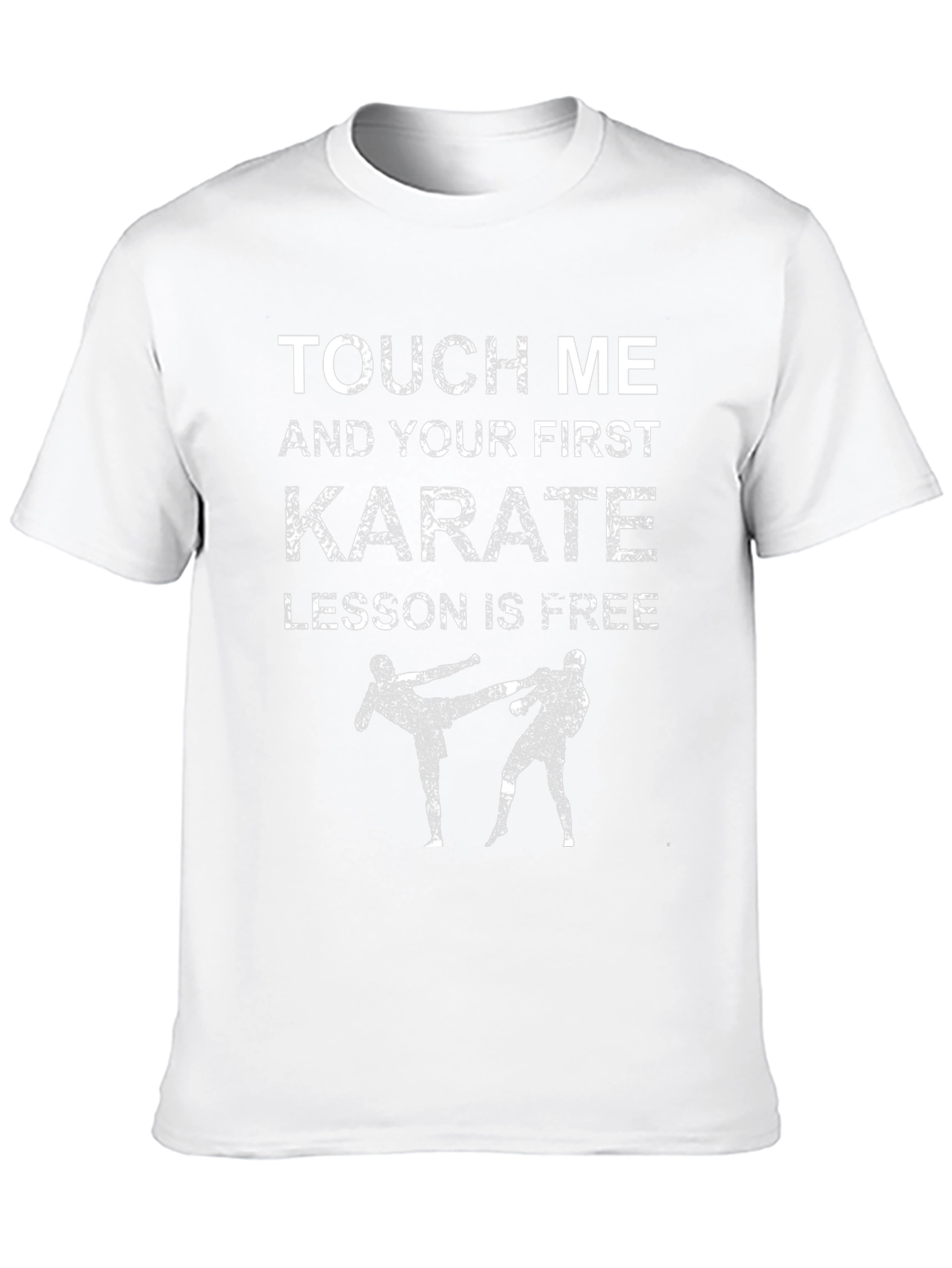 Karate Lesson T-Shirt: Touch Me & Get Free Training!