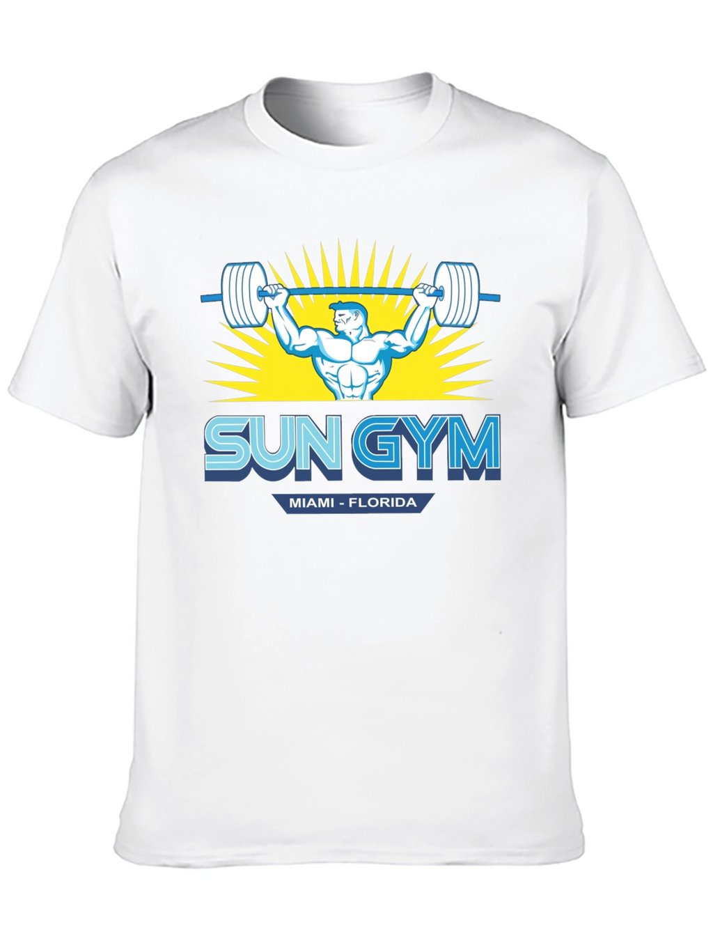 Sun Gym Miami Florida Mens T-Shirt
