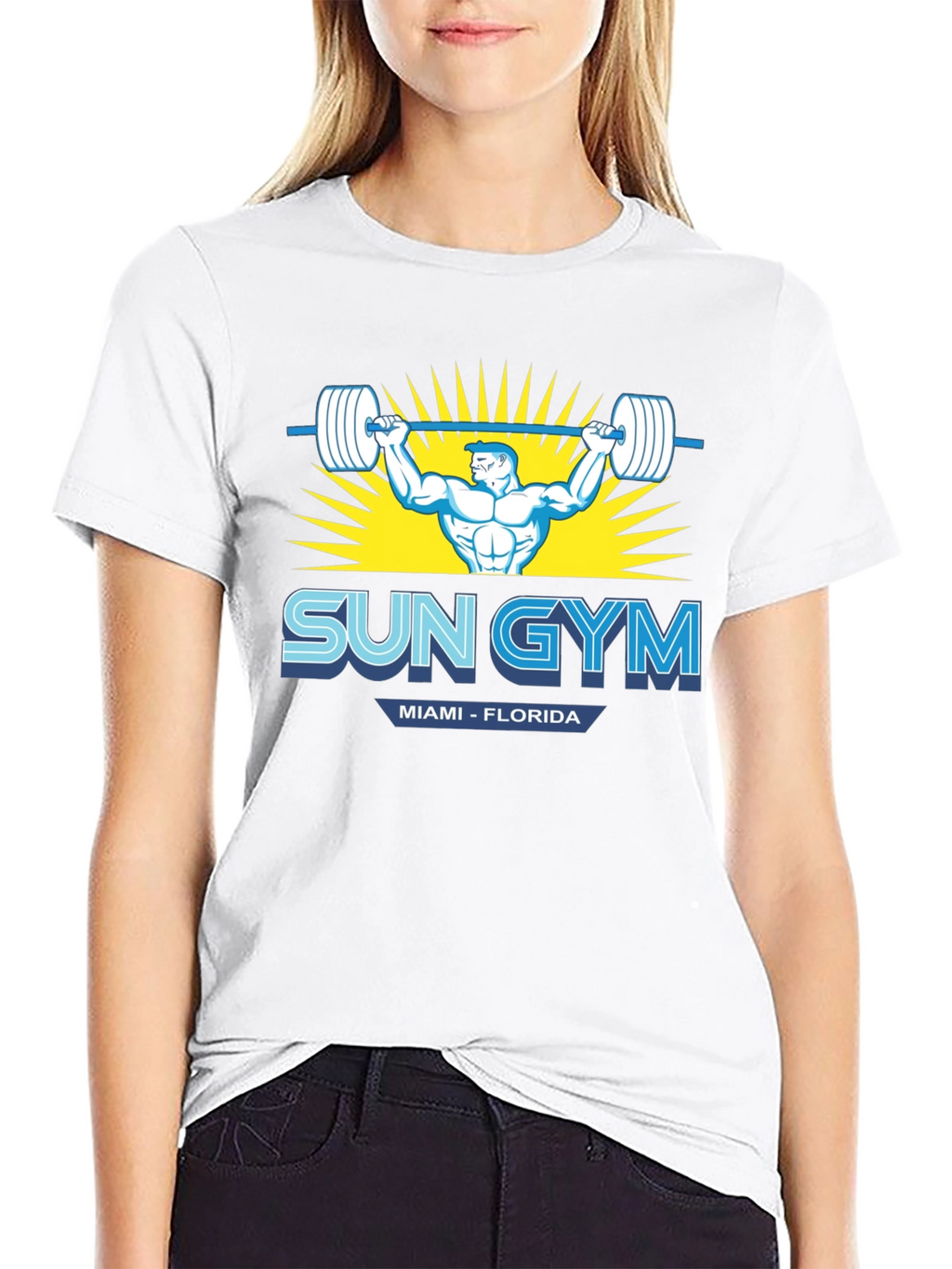 Sun Gym Miami Florida Mens T-Shirt