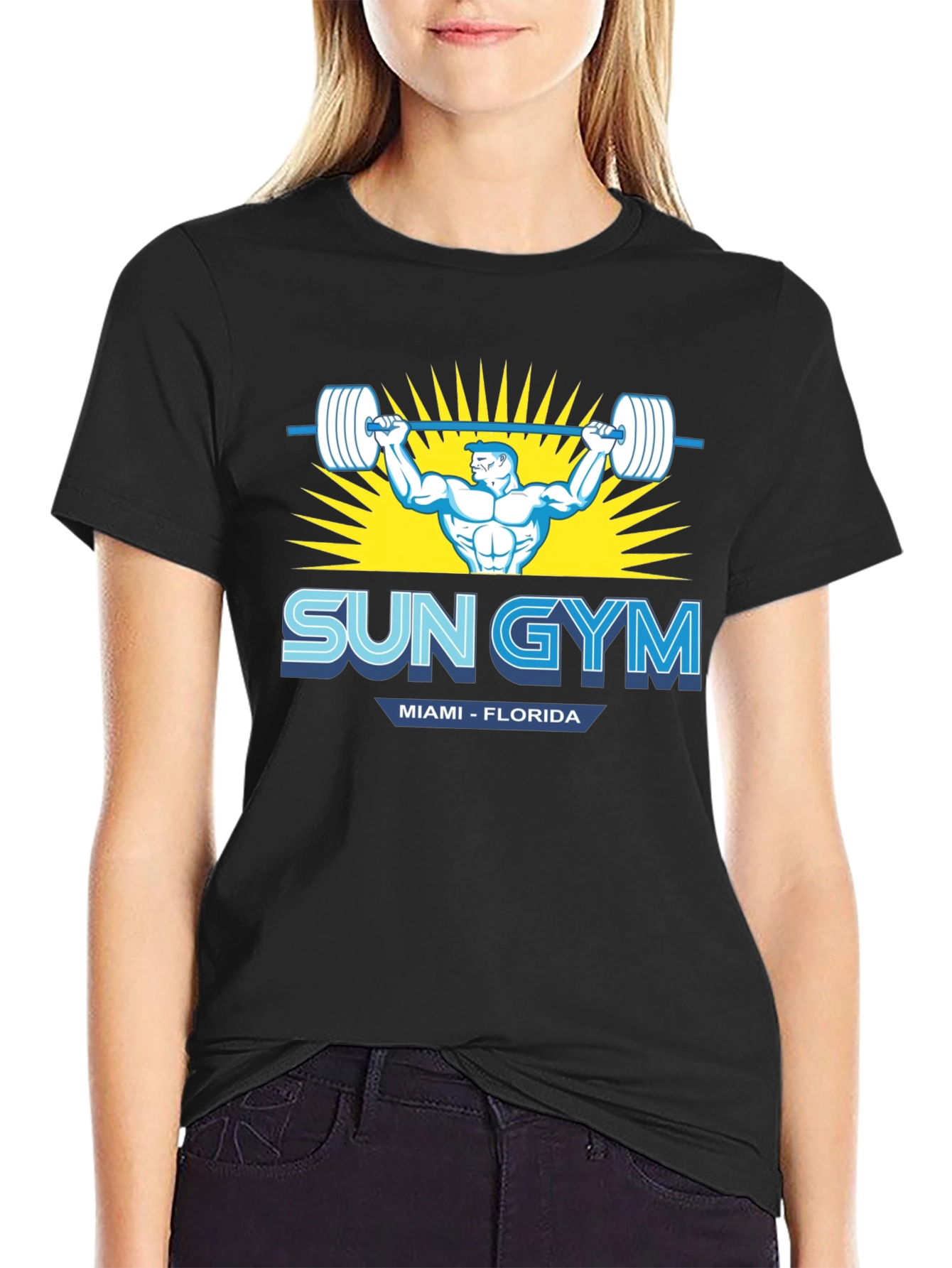 Sun Gym Miami Florida Mens T-Shirt