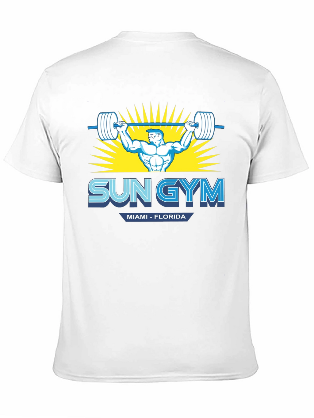 Sun Gym Miami Florida Mens T-Shirt
