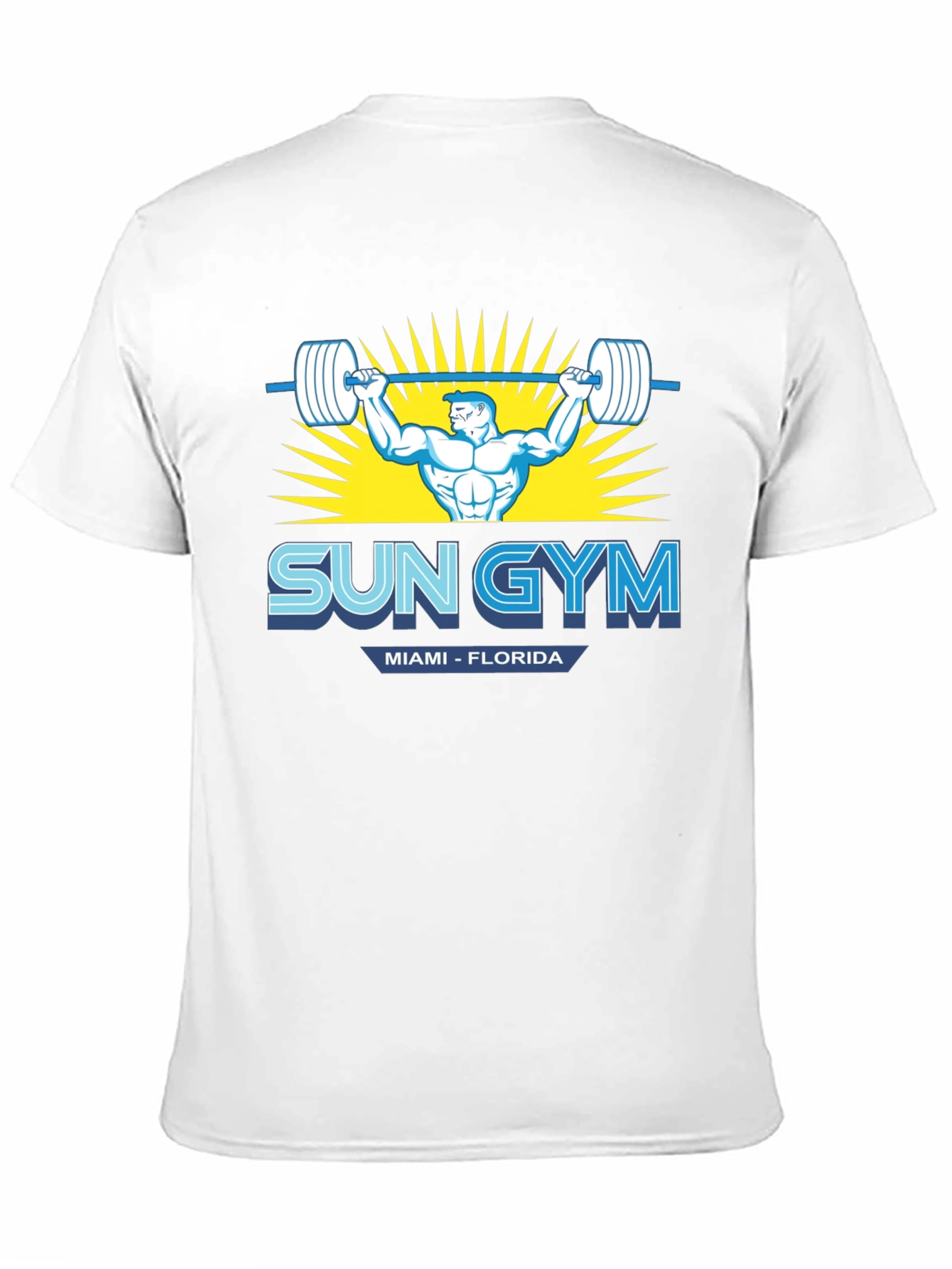 Sun Gym Miami Florida Mens T-Shirt