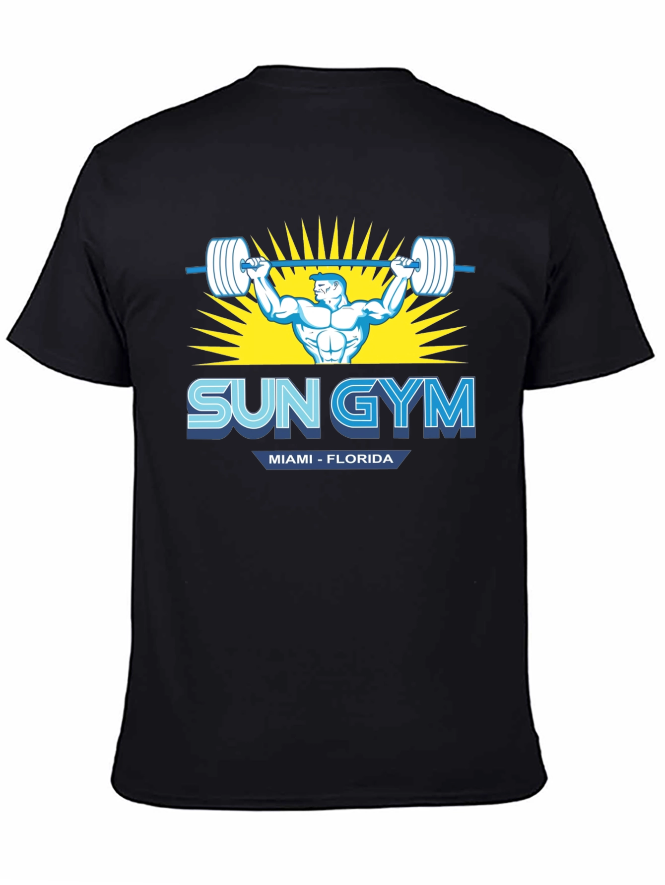 Sun Gym Miami Florida Mens T-Shirt