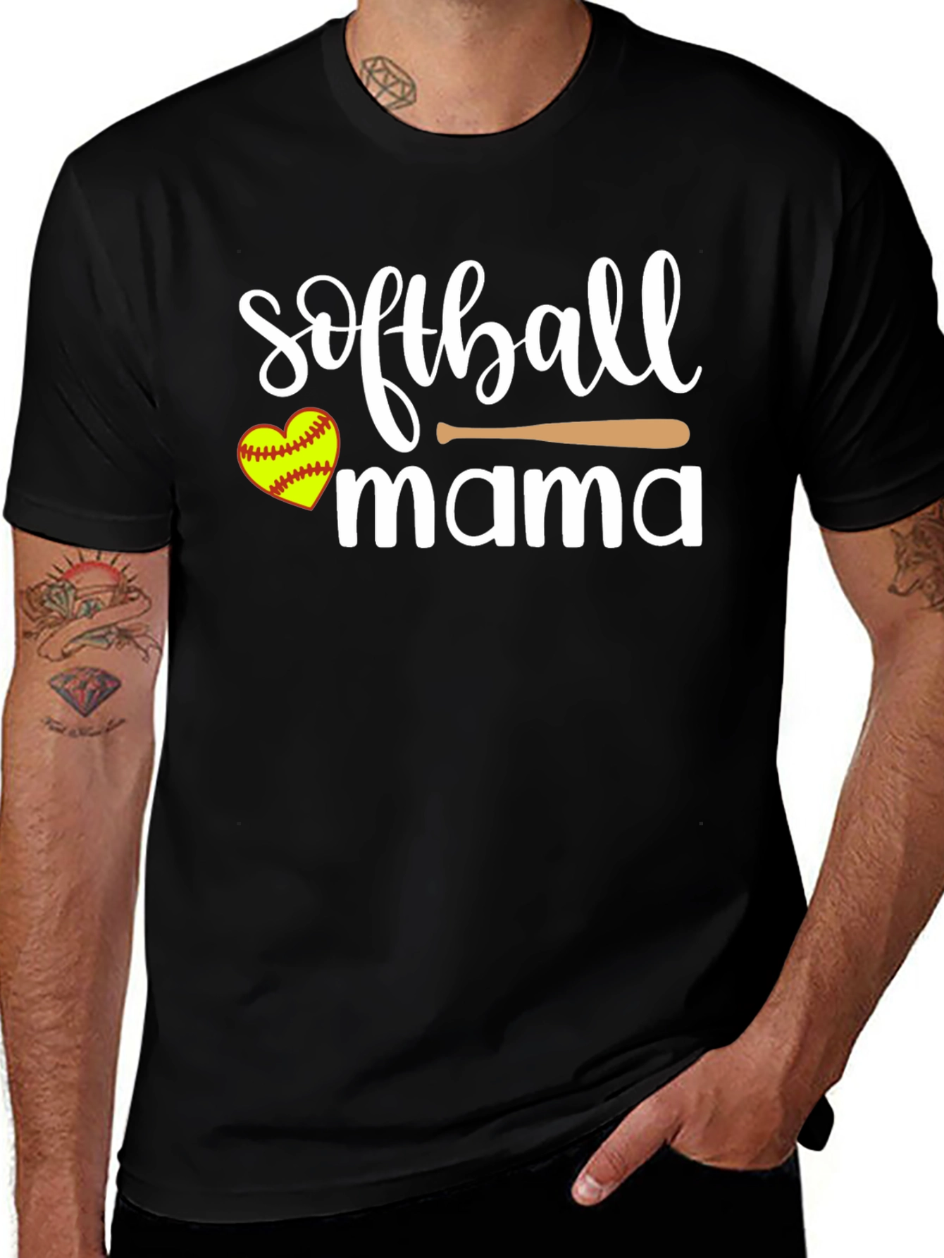 Softball Mama Graphic Tee