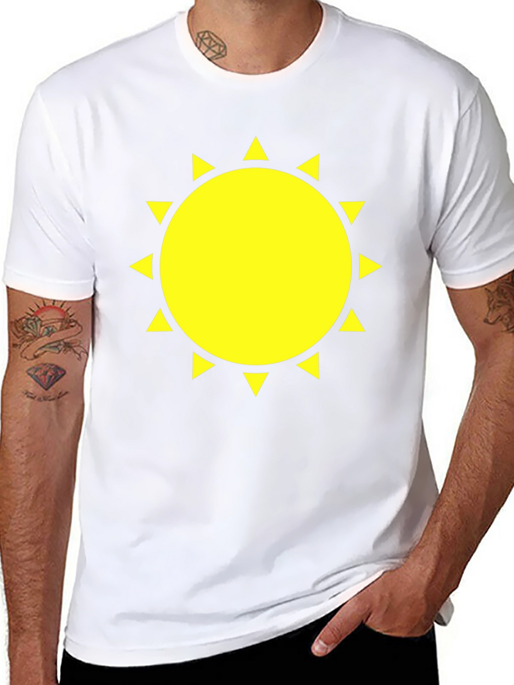Sunny Graphic Black T-Shirt - Mens