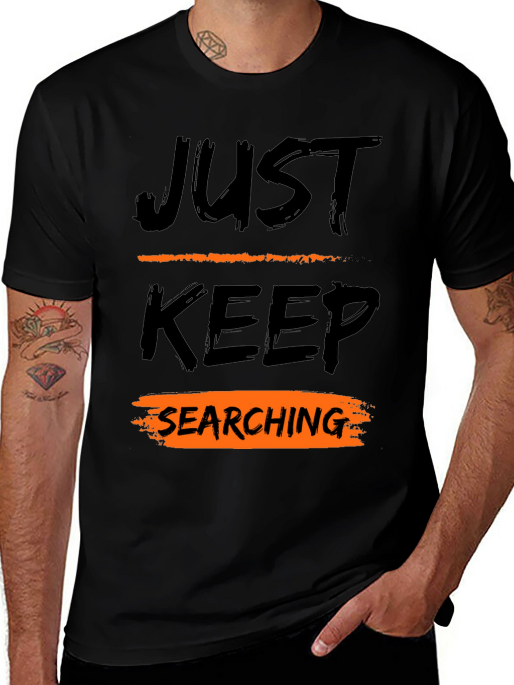 Just Keep Searching Graphic Tee
