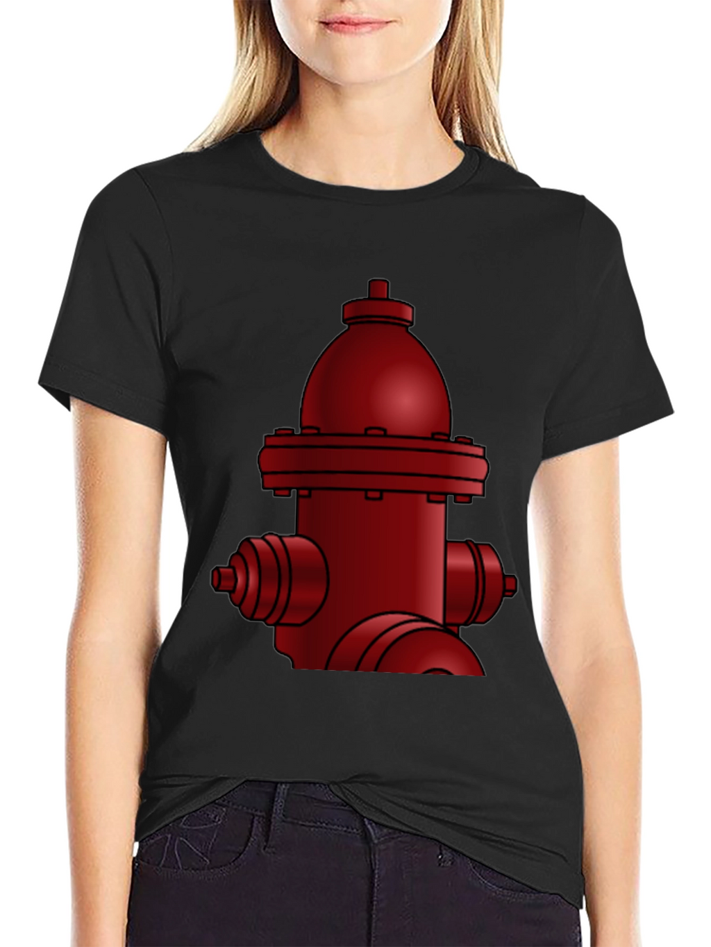 Red Fire Hydrant Graphic Tee