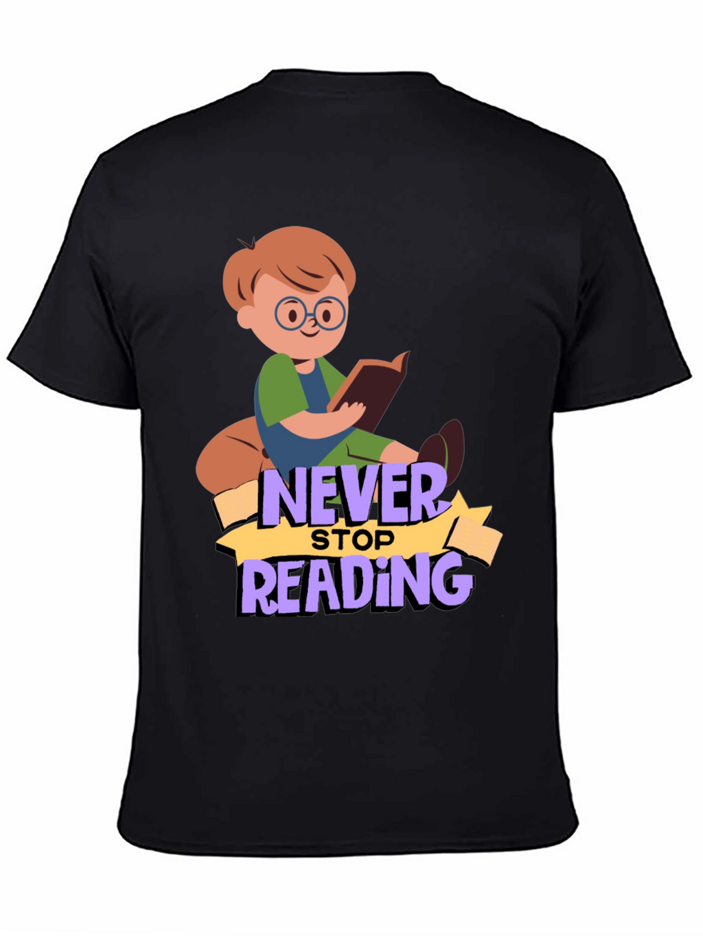 Never Stop Reading Graphic T-Shirt