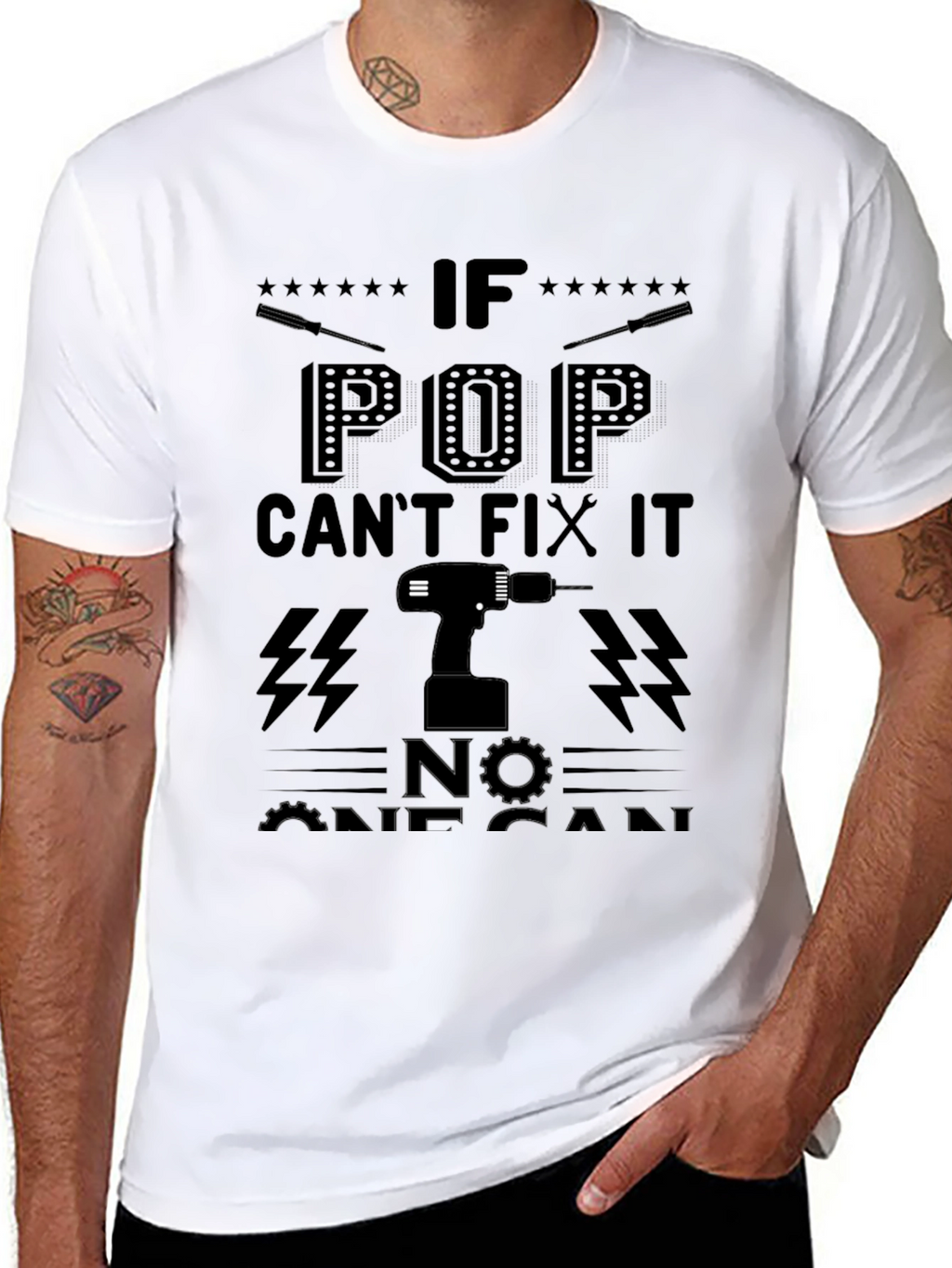 Pop Can Fix It T-Shirt - Dad Gift