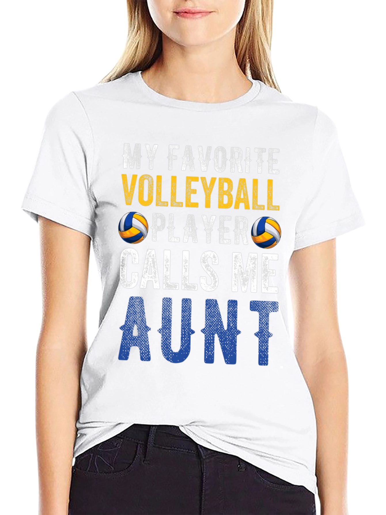 My Favorite Volleyball Player Calls Me Aunt T-Shirt