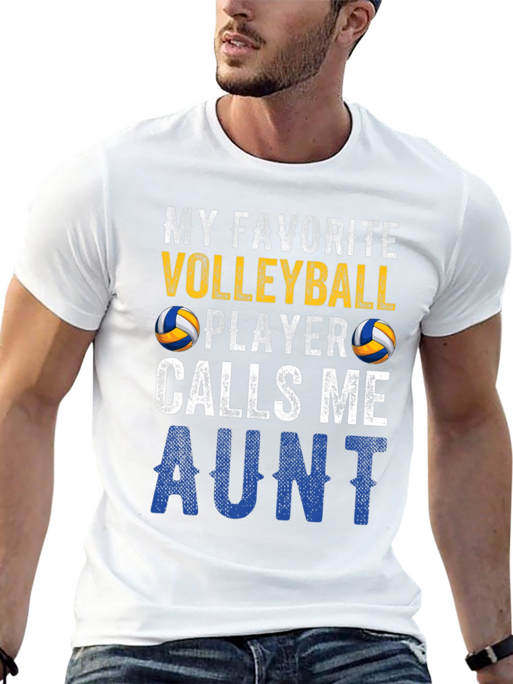 My Favorite Volleyball Player Calls Me Aunt T-Shirt