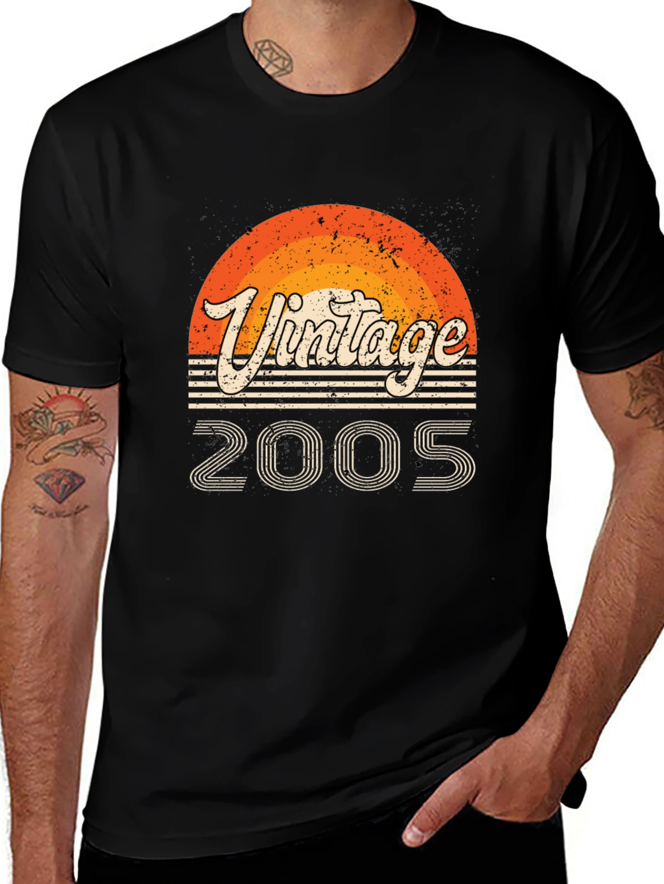 Vintage 2005 T-Shirt Retro Sunset Style