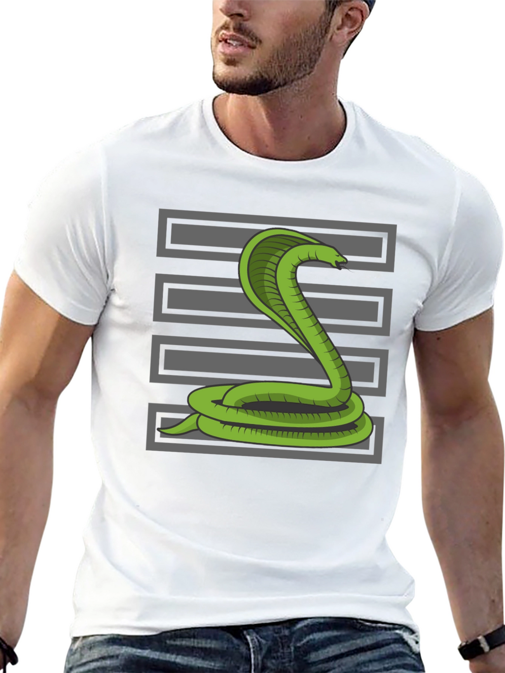 Cobra Snake T-Shirt - Graphic Tee for Men