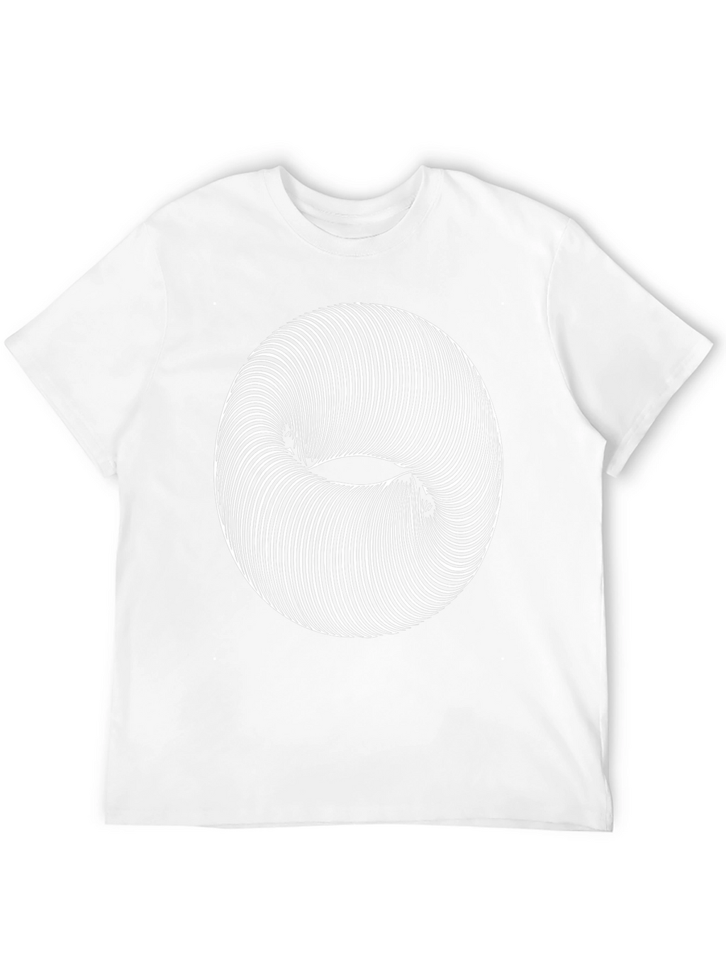 Optical Illusion Graphic Tee - Modern Style