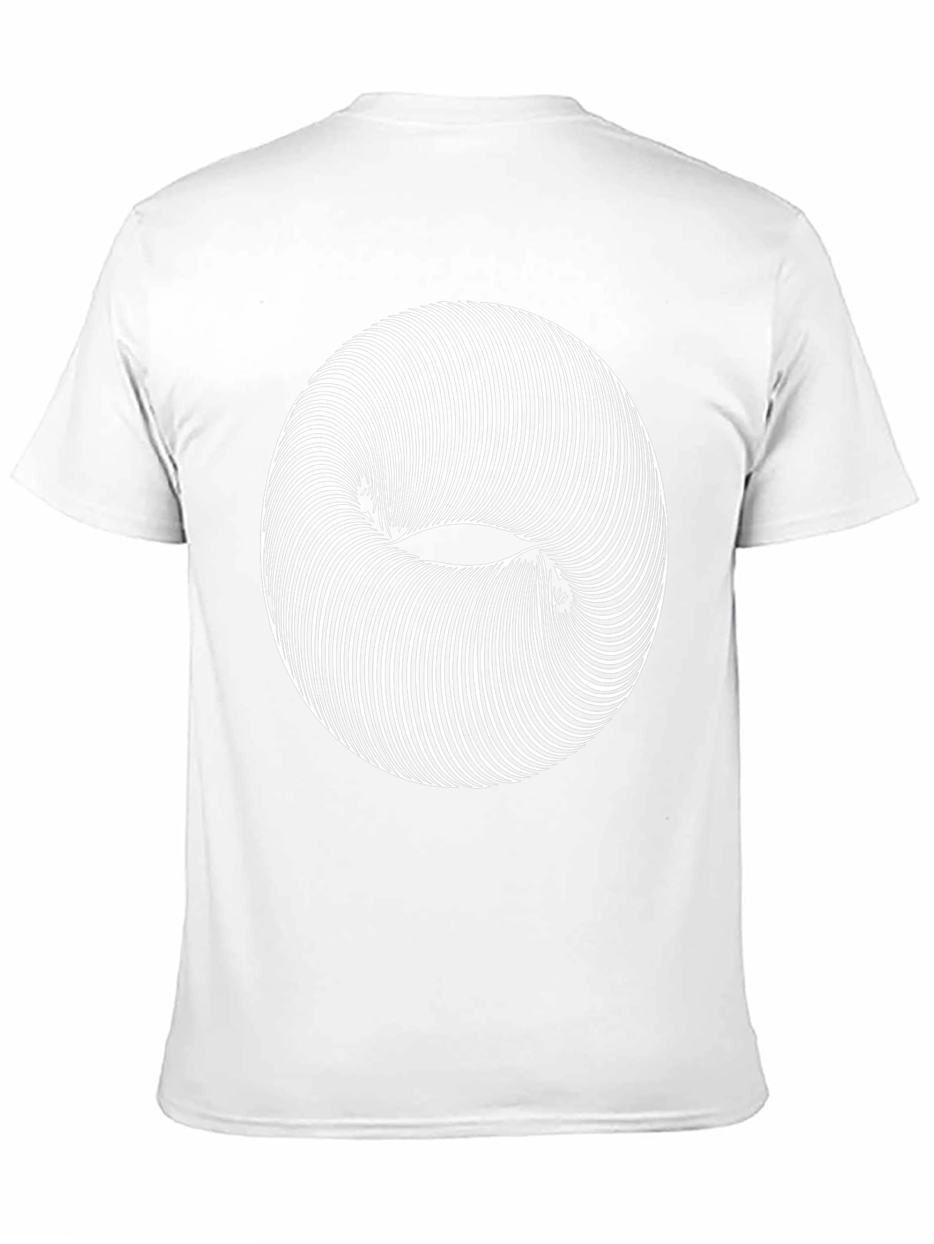 Optical Illusion Graphic Tee - Modern Style