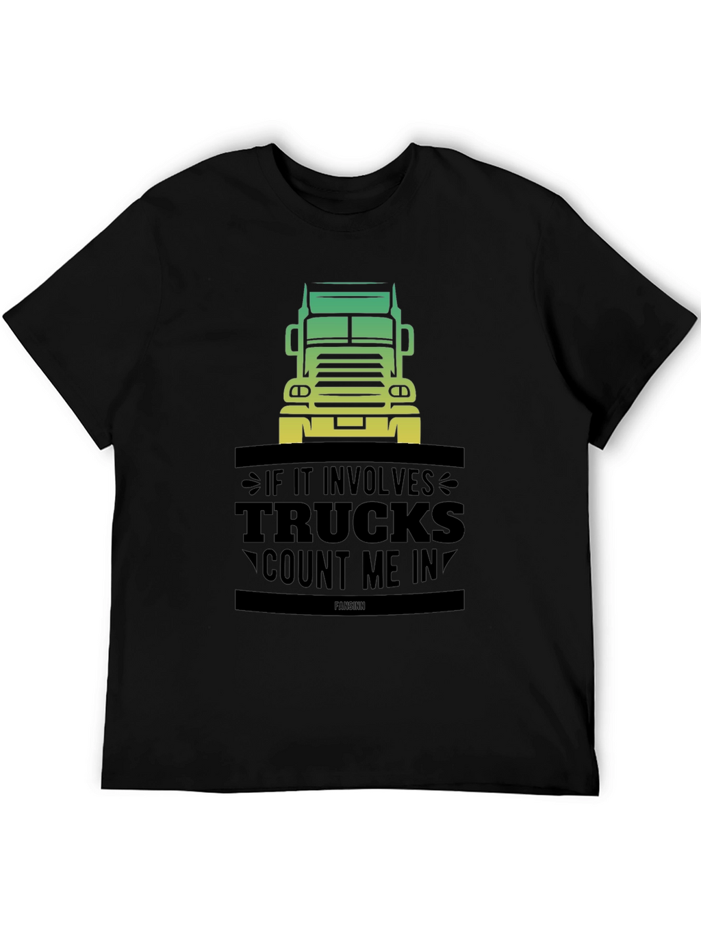 Trucks Count Me In Mens Black Graphic T-Shirt