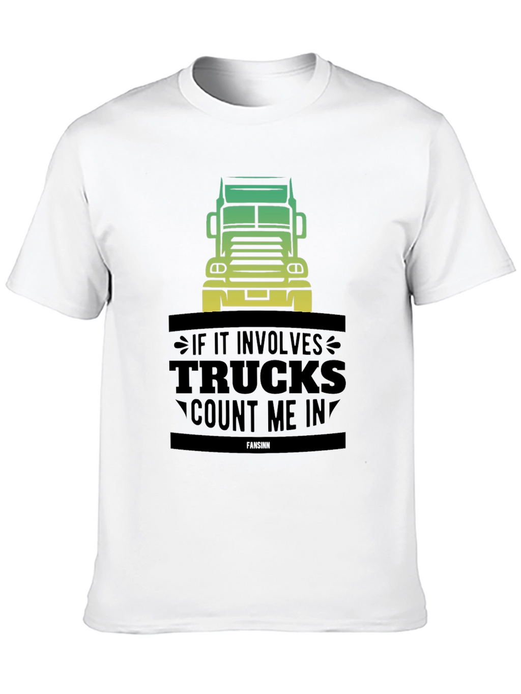 Trucks Count Me In Mens Black Graphic T-Shirt